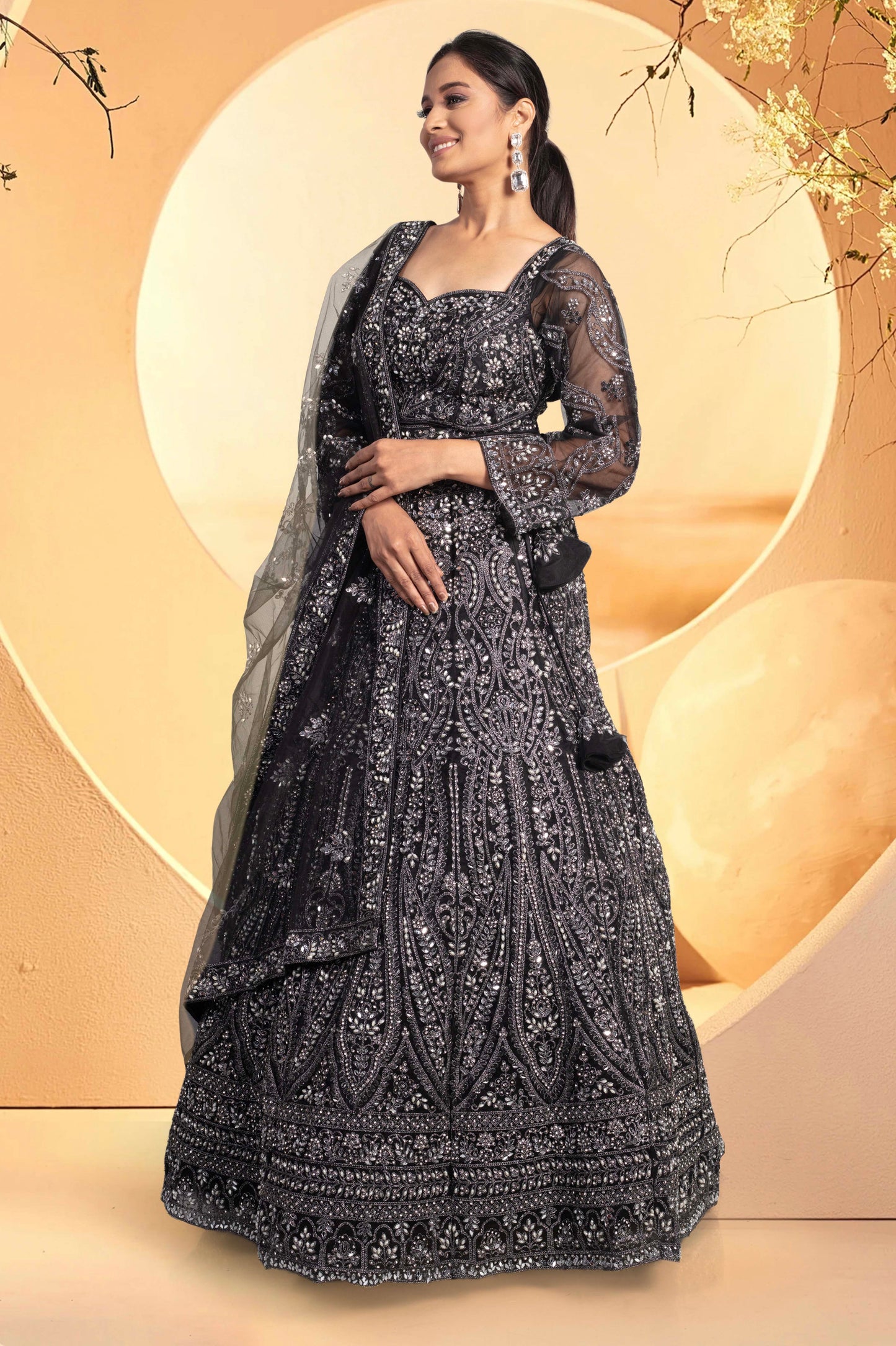 Party Wear Lehenga D-297