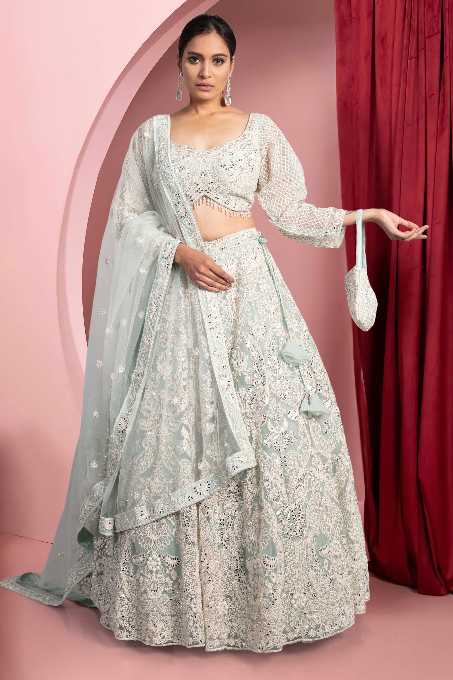 Party Wear Lehenga D-291