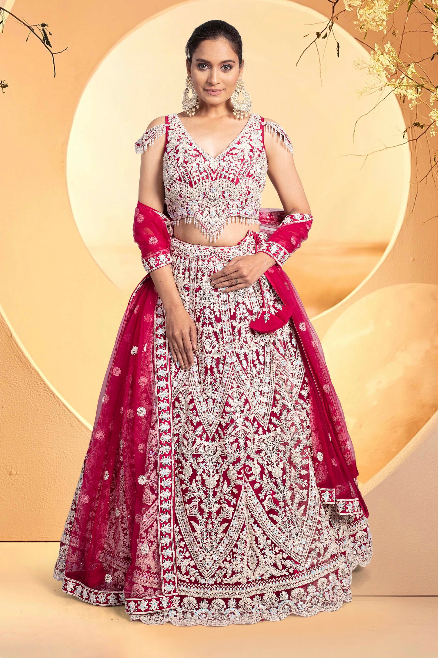 Party Wear Lehenga D-293