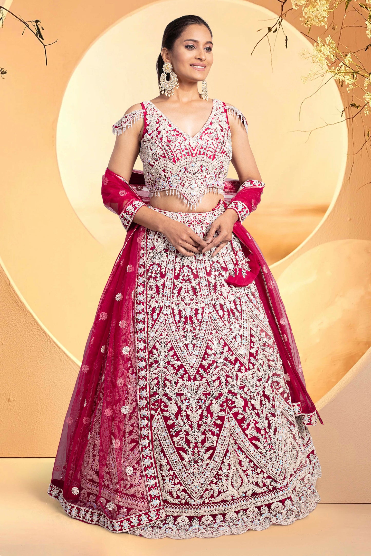 Party Wear Lehenga D-293