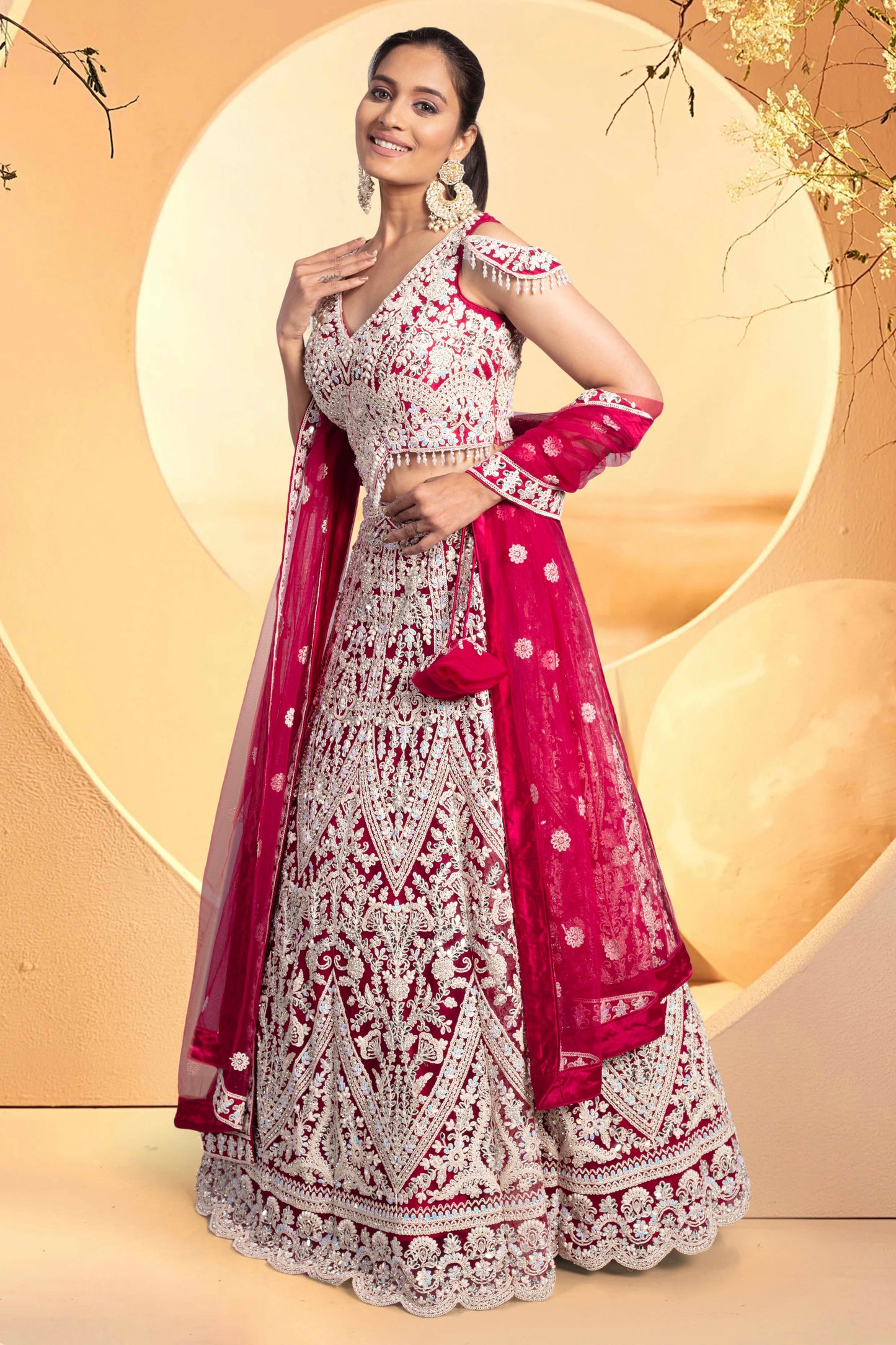 Party Wear Lehenga D-293