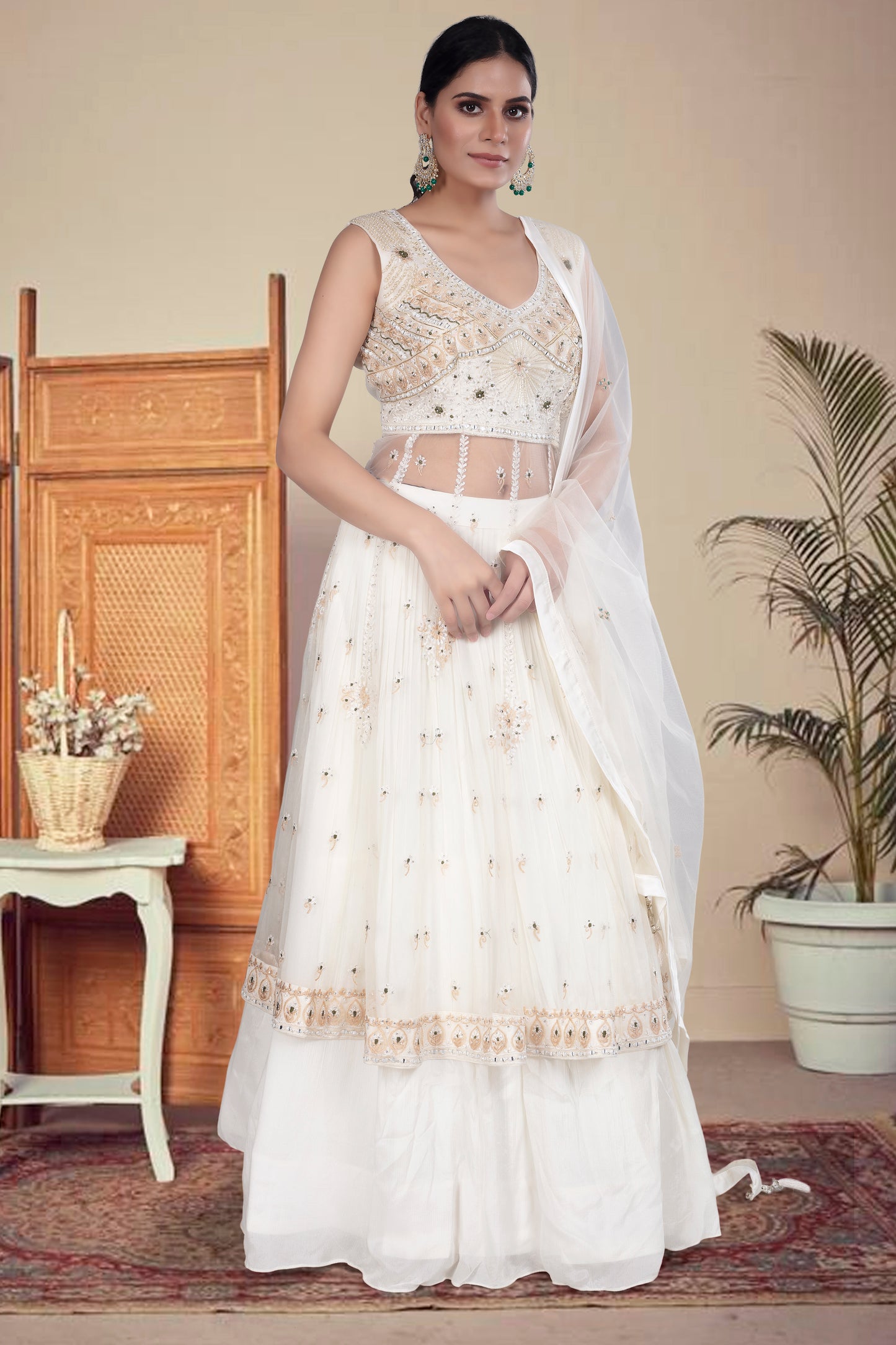 Party Wear Lehenga D-349