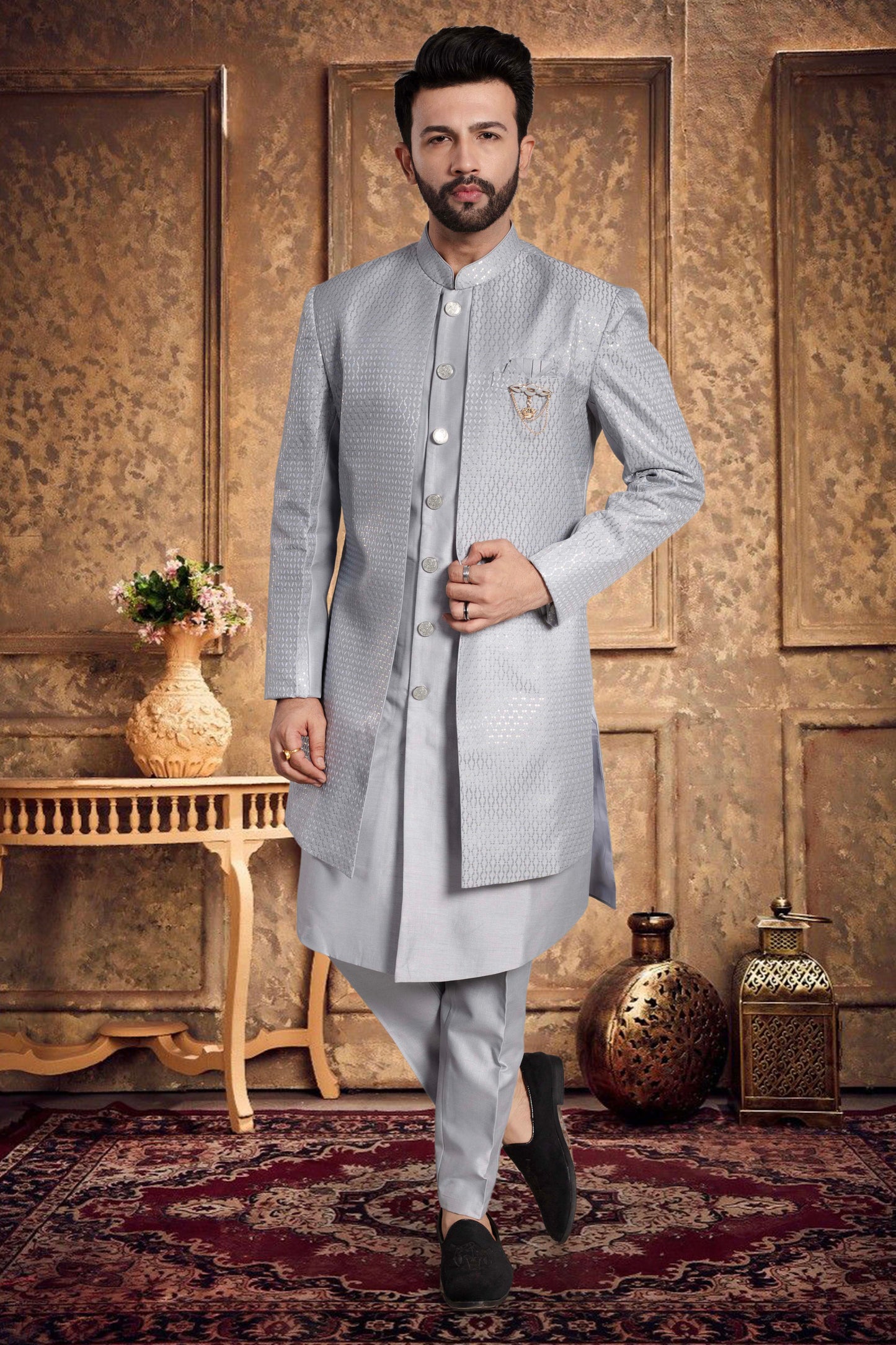 Mens Indowestern U2-S295