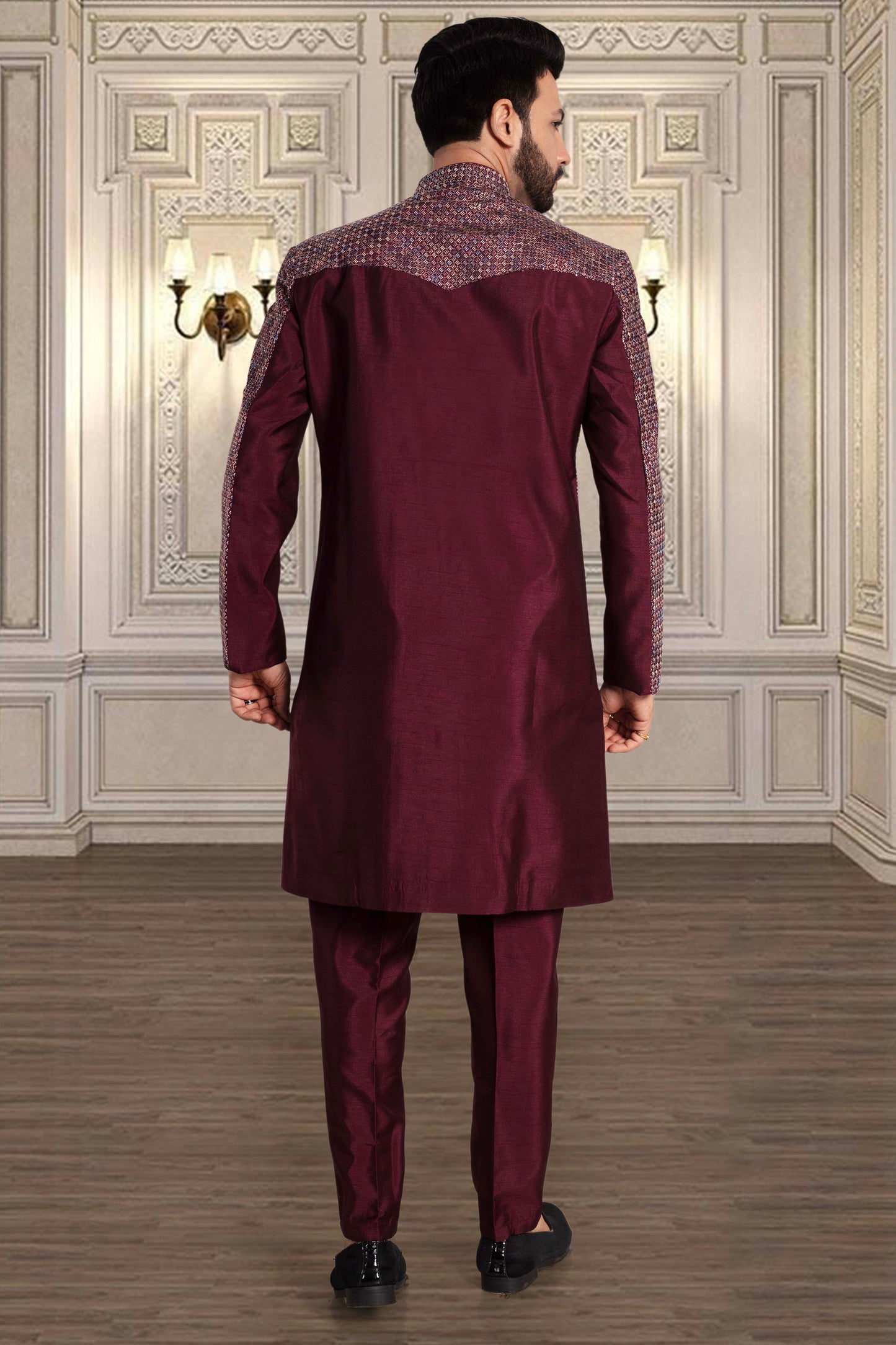 Mens Indowestern U2-S293