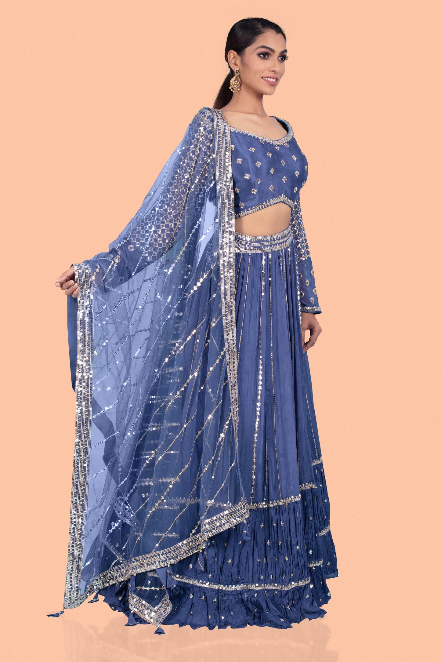 Party Wear Lehenga D-273