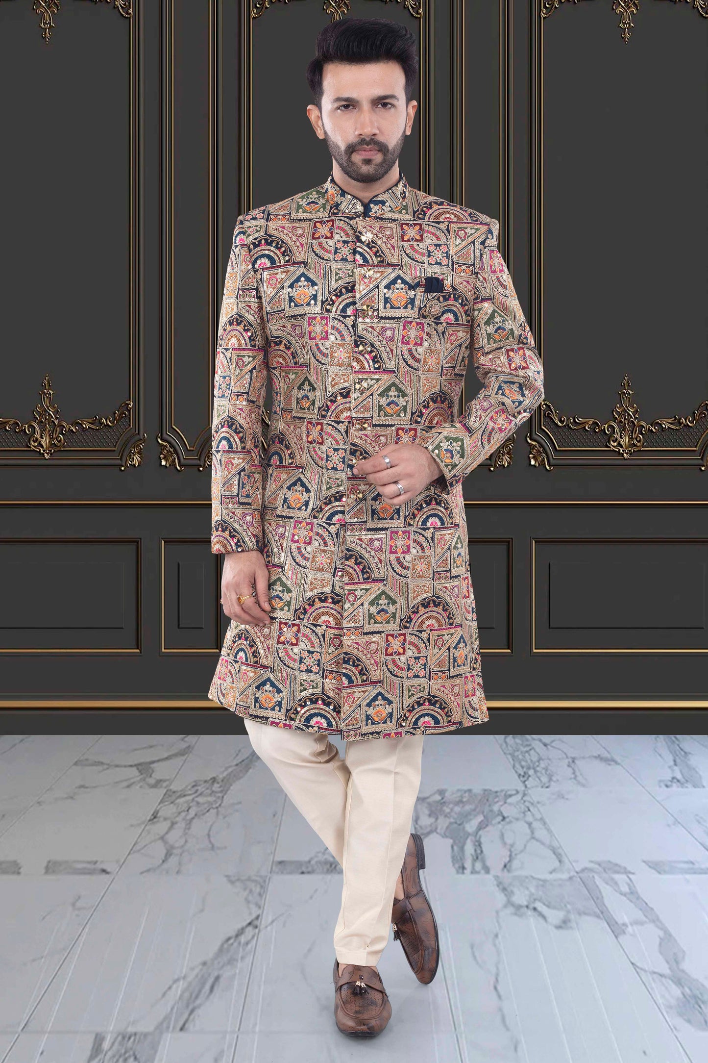 Mens Sherwani- U2-S377