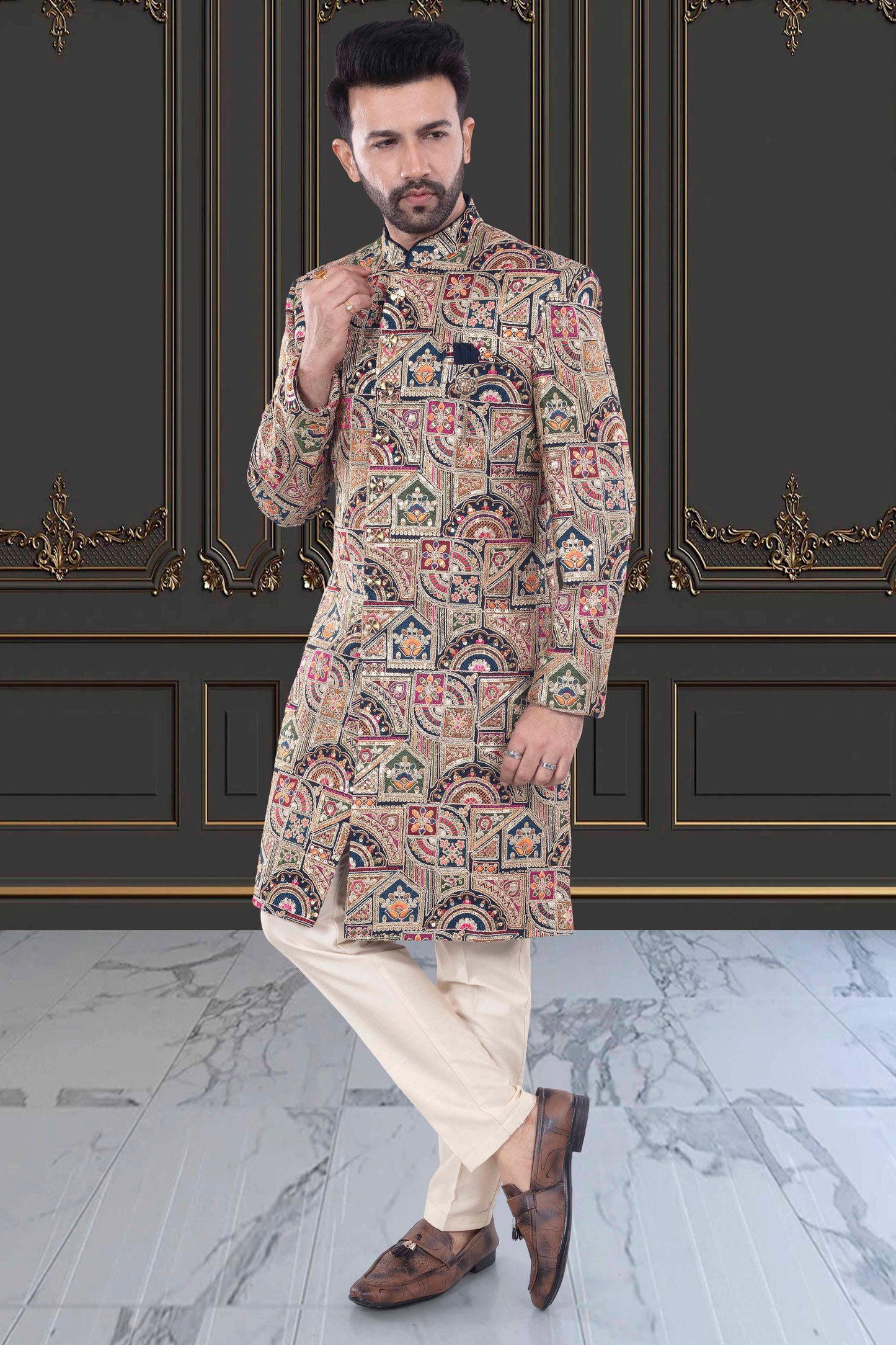 Mens Sherwani- U2-S377