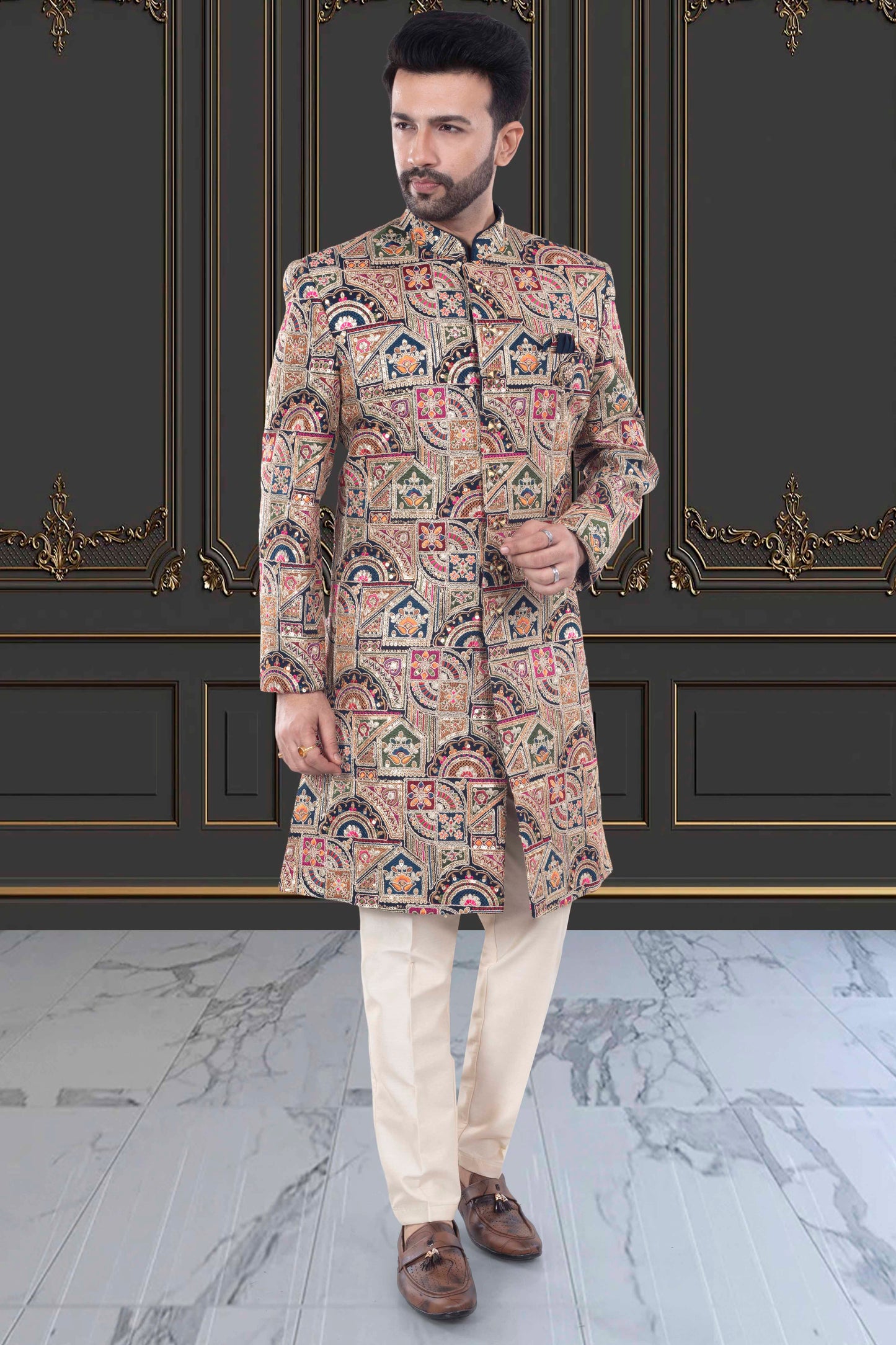 Mens Sherwani- U2-S377