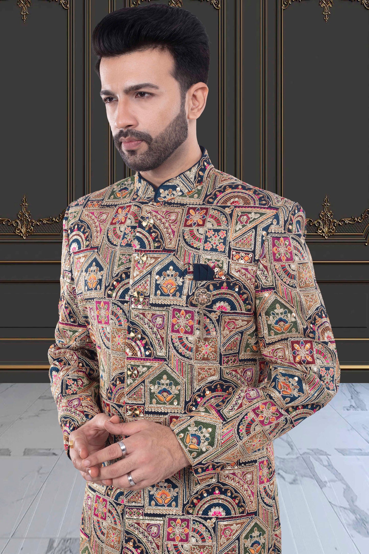 Mens Sherwani- U2-S377