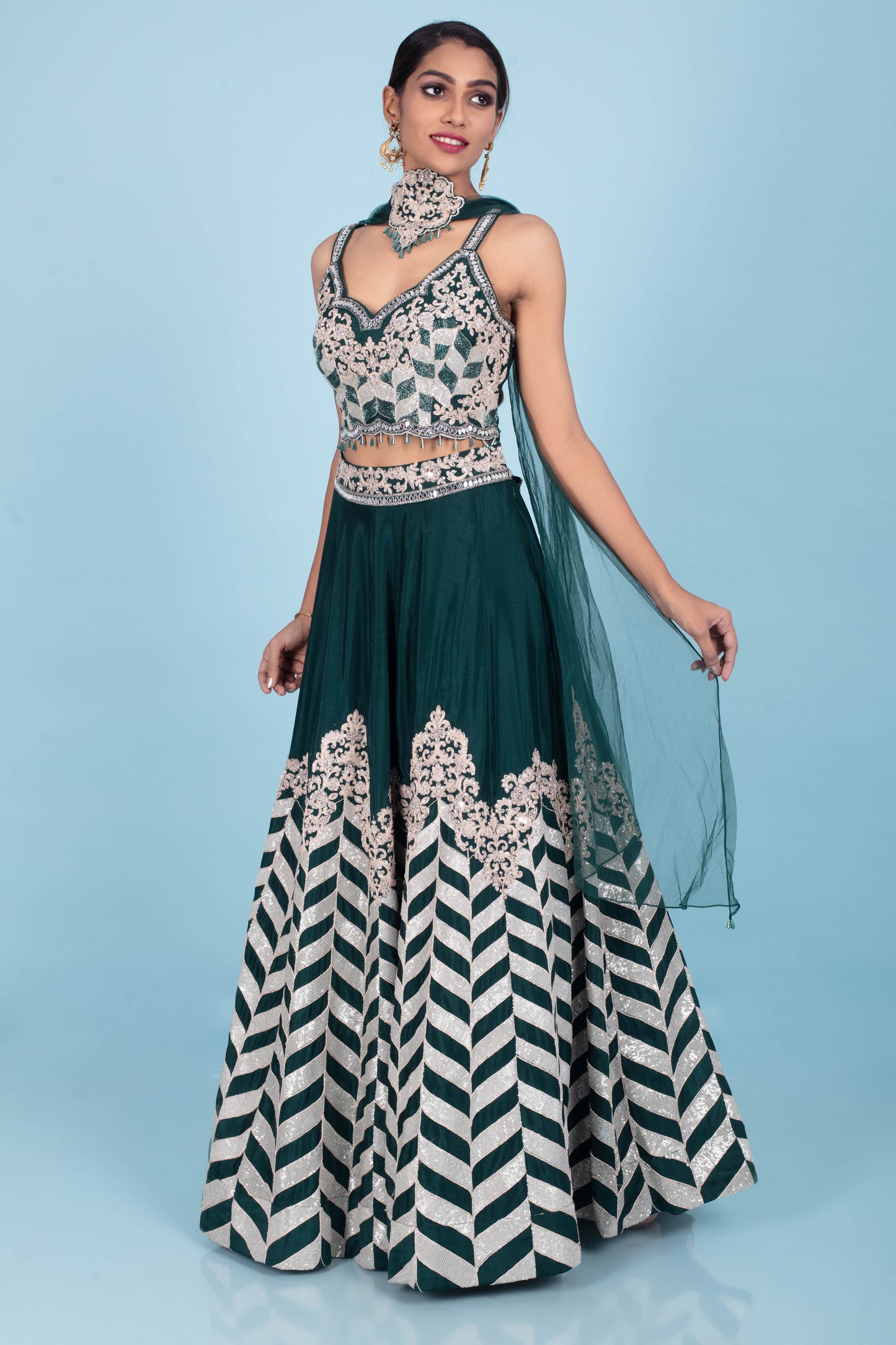 Party Wear Lehenga D-281