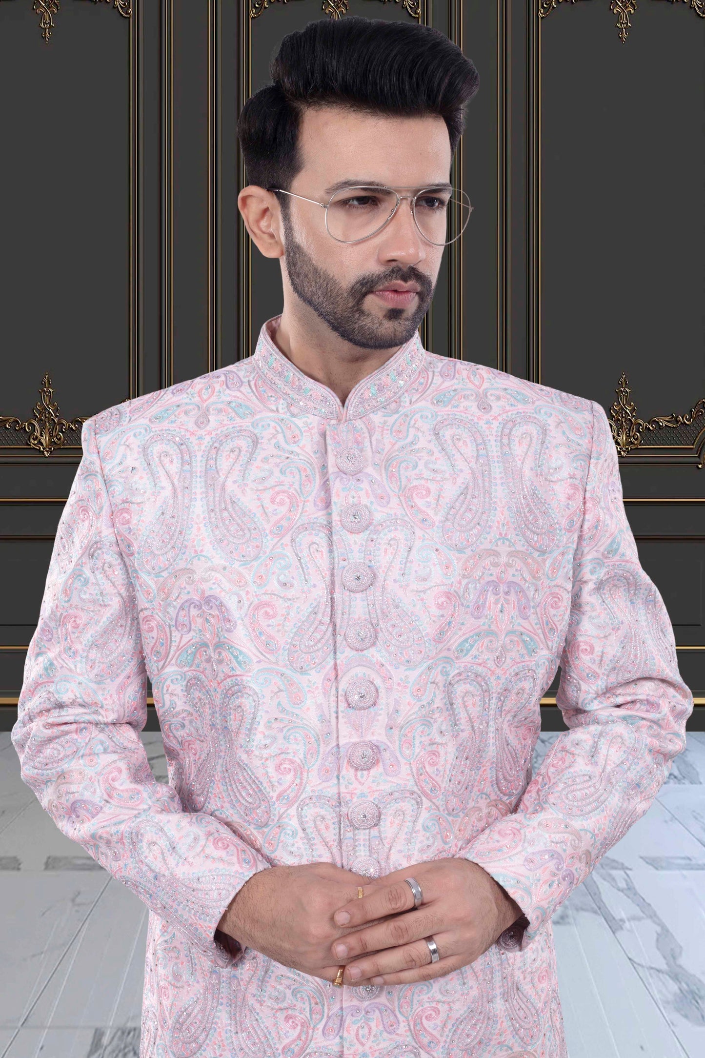 Mens Sherwani- M42-S122