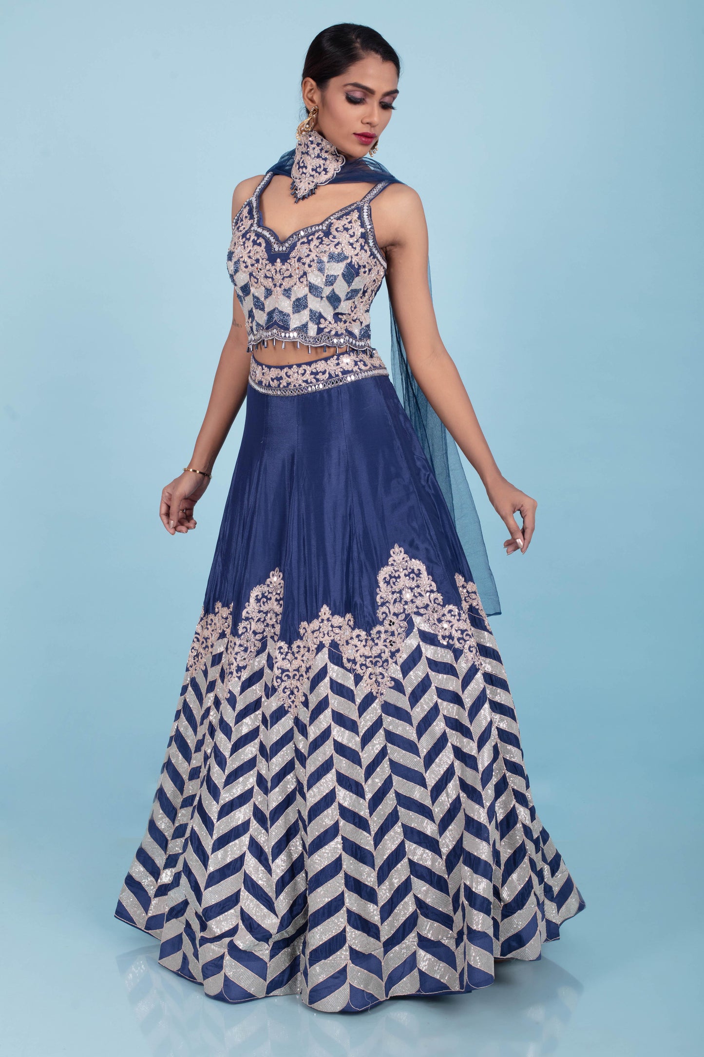 Party Wear Lehenga D-278