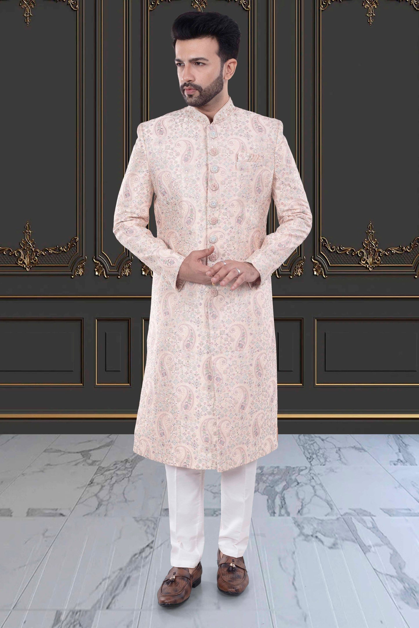 Mens Sherwani- M42-S124