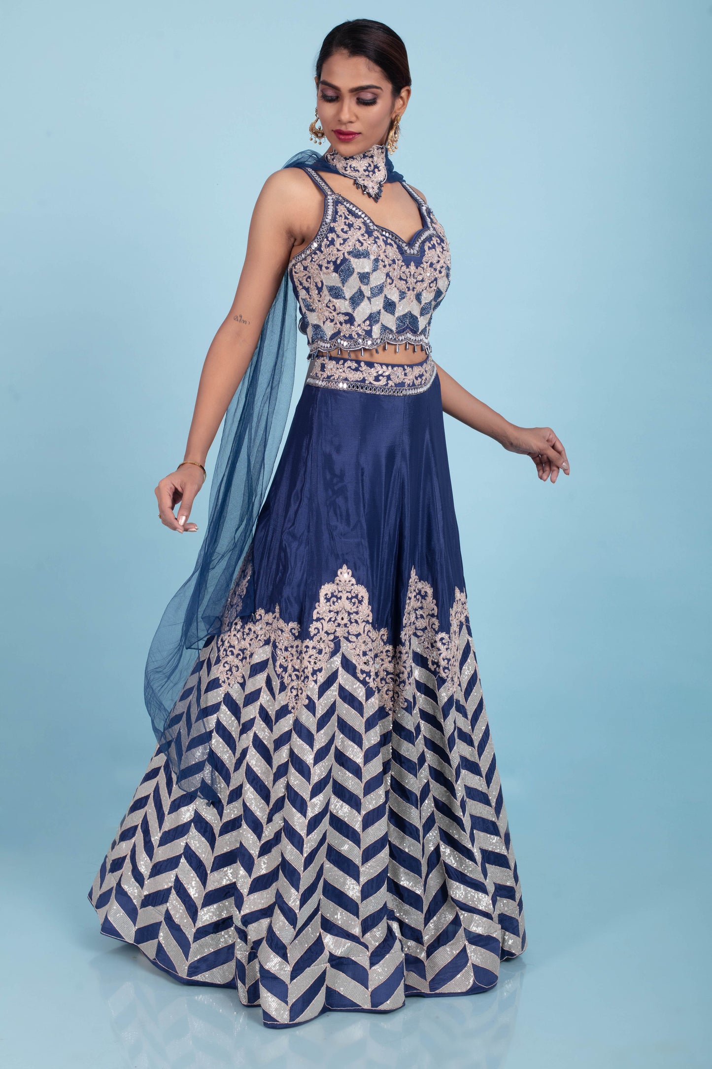 Party Wear Lehenga D-278