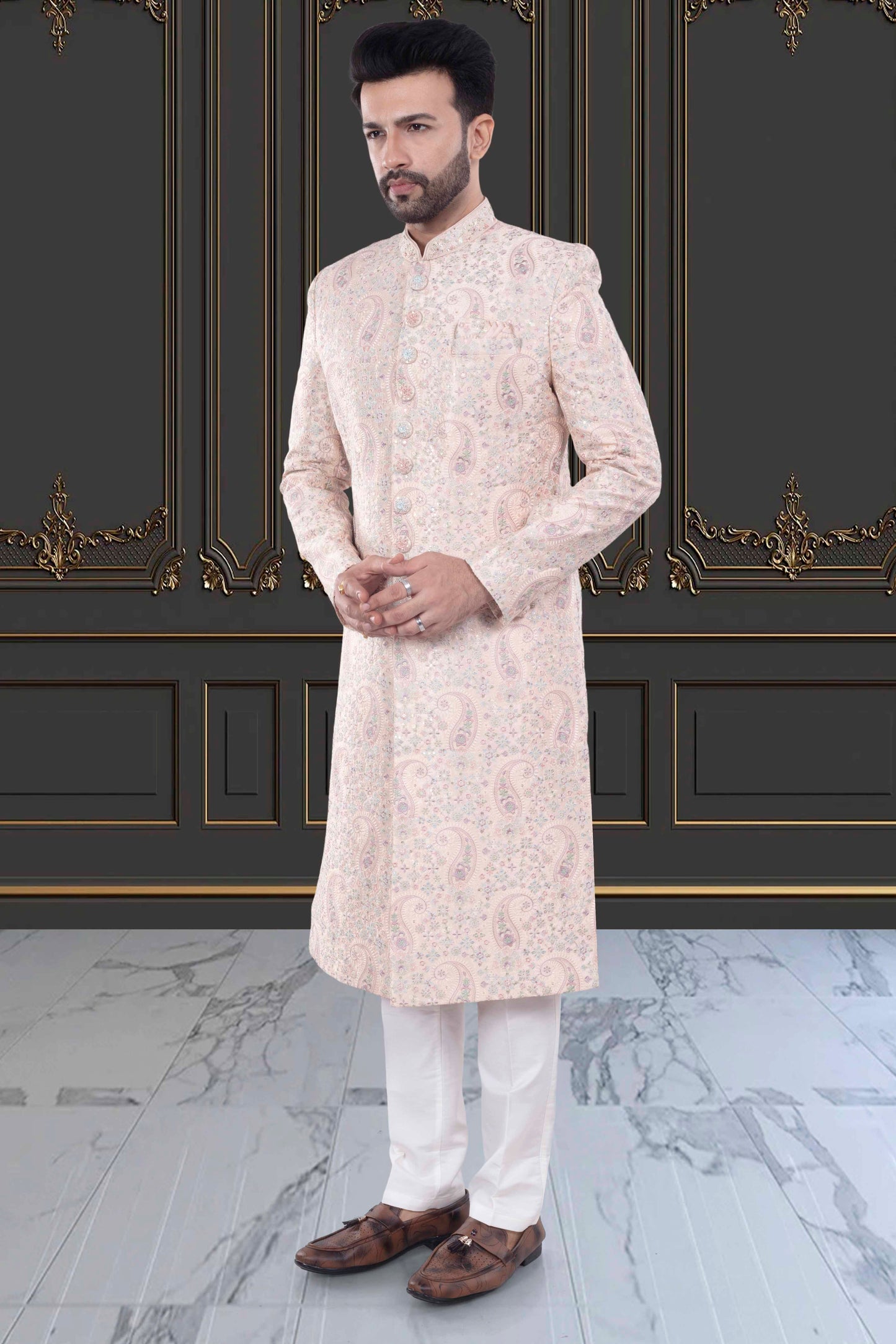 Mens Sherwani- M42-S124