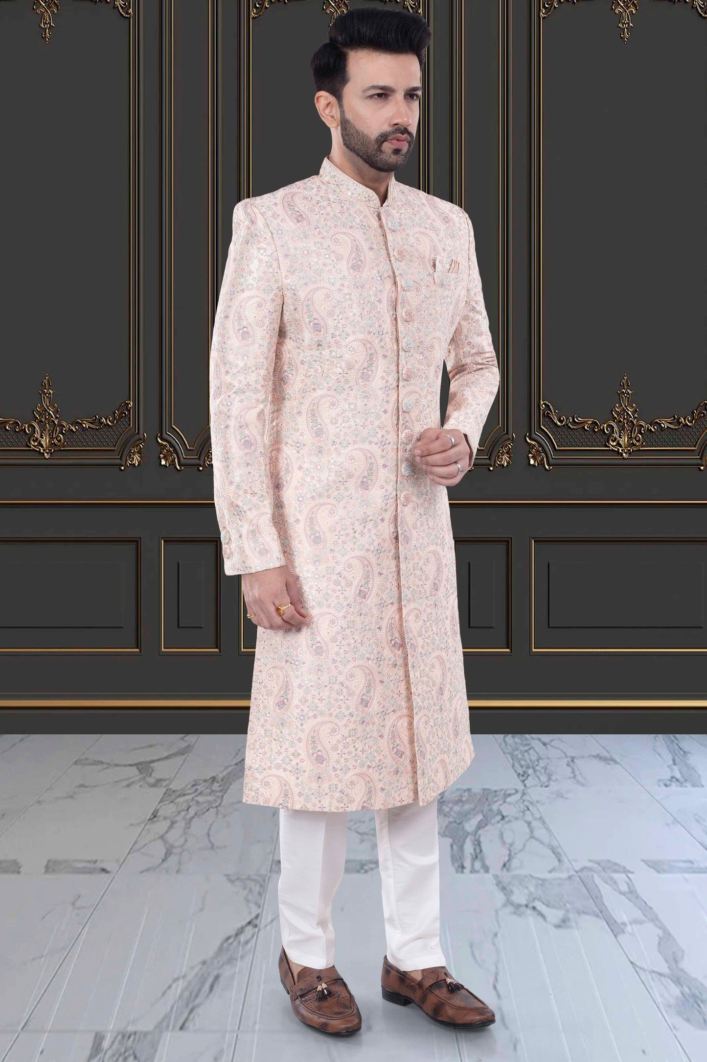 Mens Sherwani- M42-S124