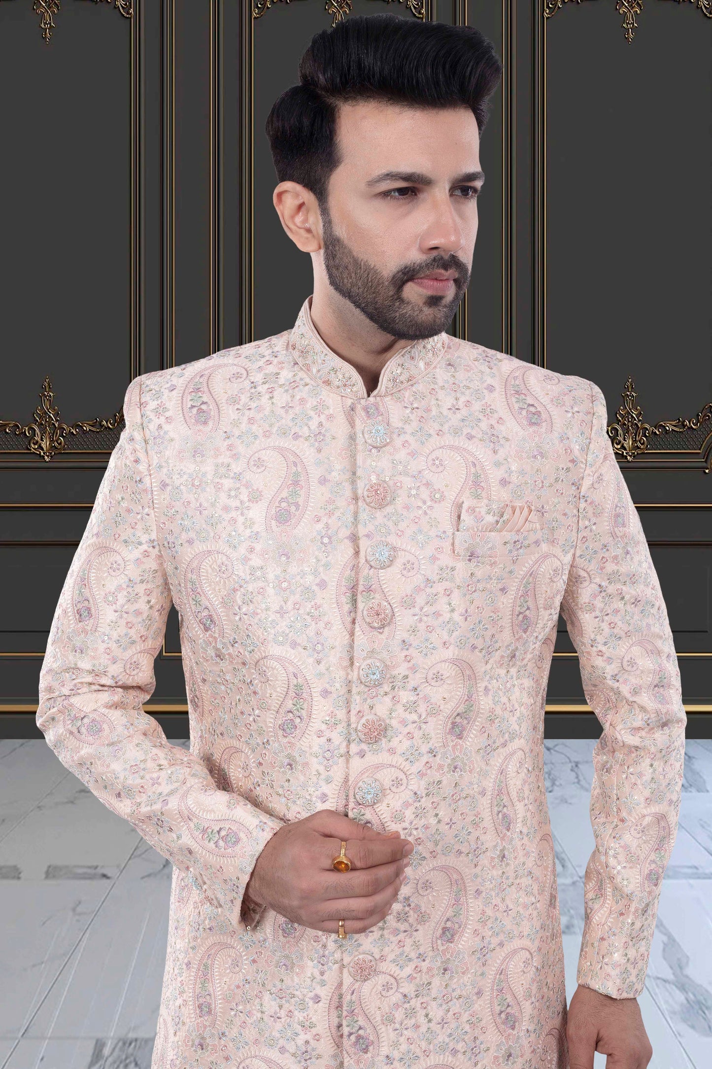 Mens Sherwani- M42-S124