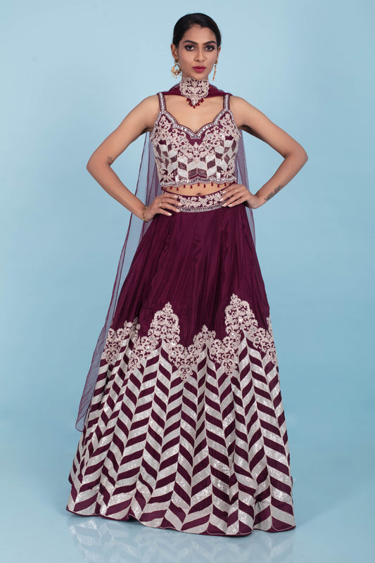 Party Wear Lehenga D-279