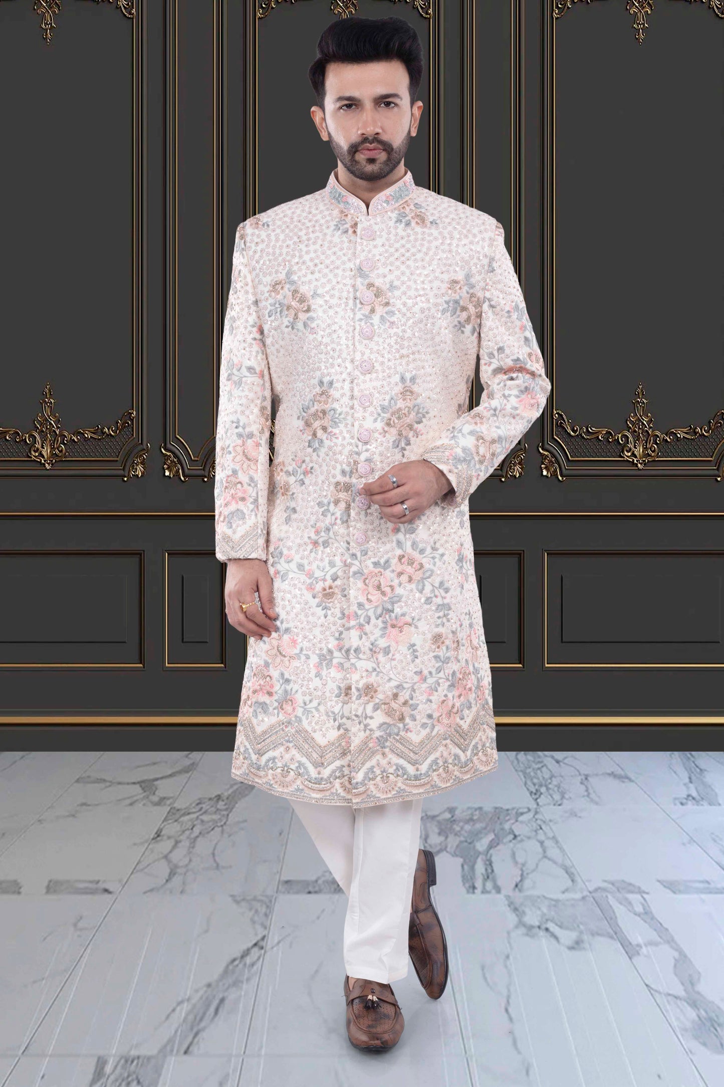 Mens Sherwani- M42-S119