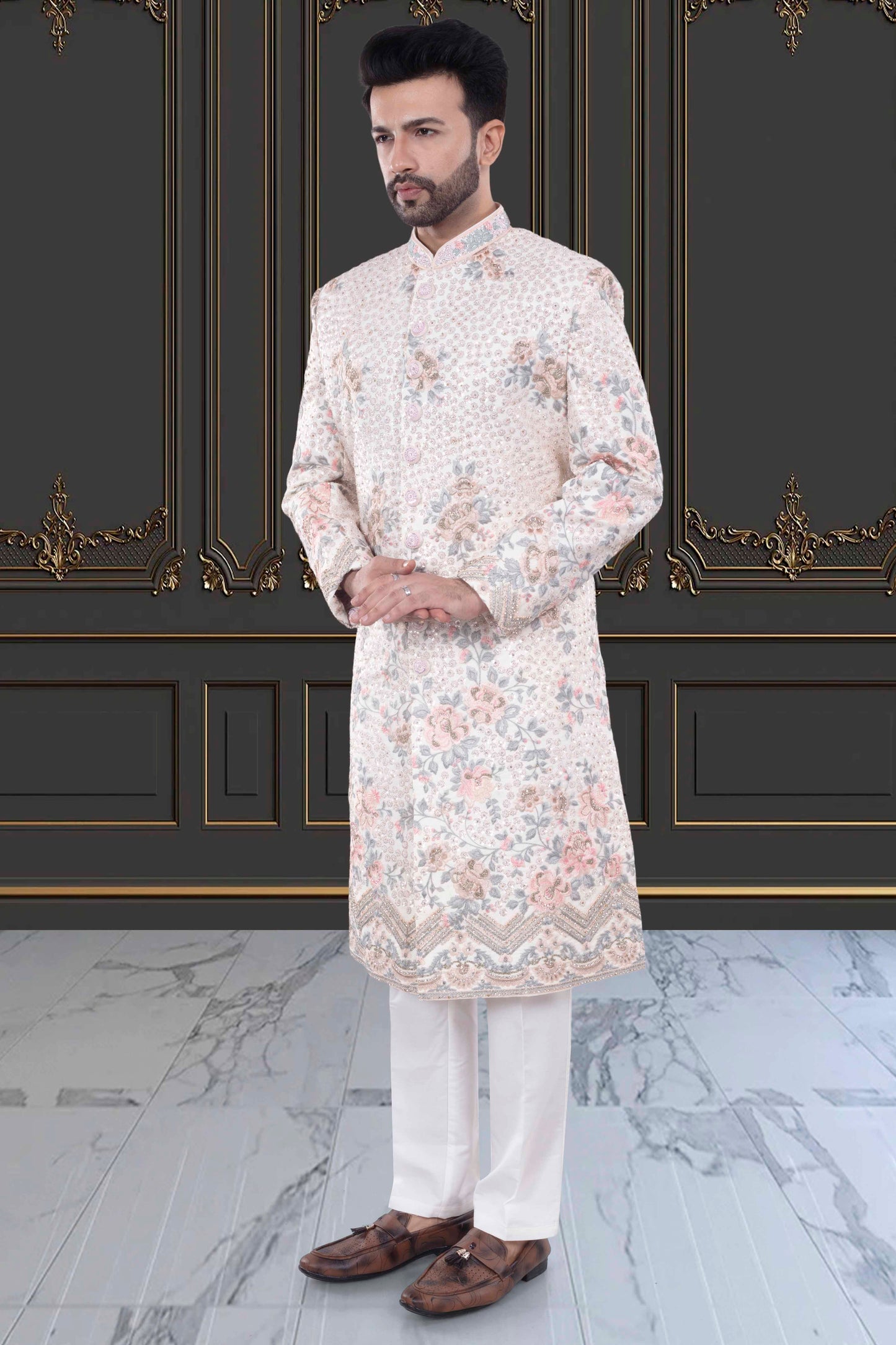 Mens Sherwani- M42-S119