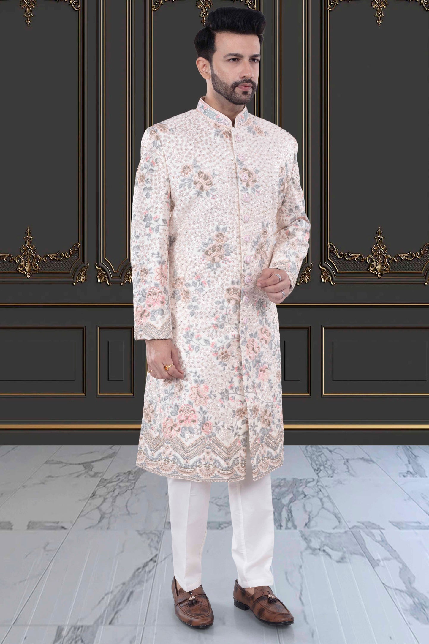 Mens Sherwani- M42-S119