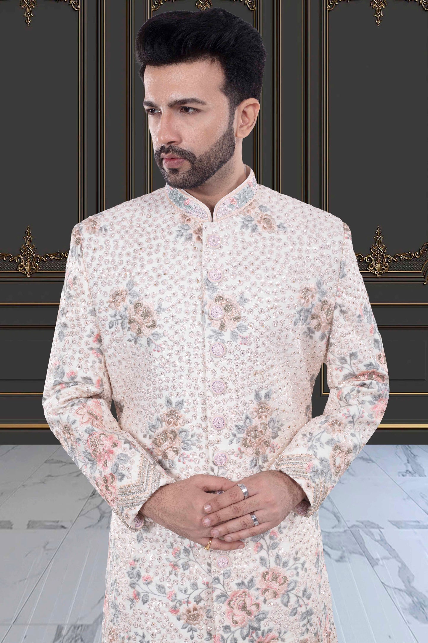 Mens Sherwani- M42-S119