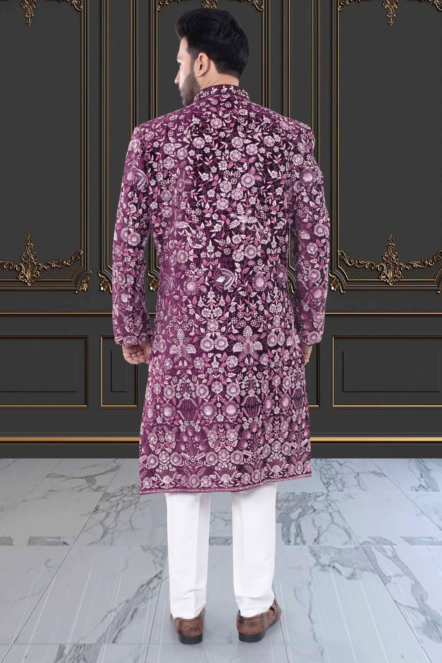 Mens Sherwani- M42-S126