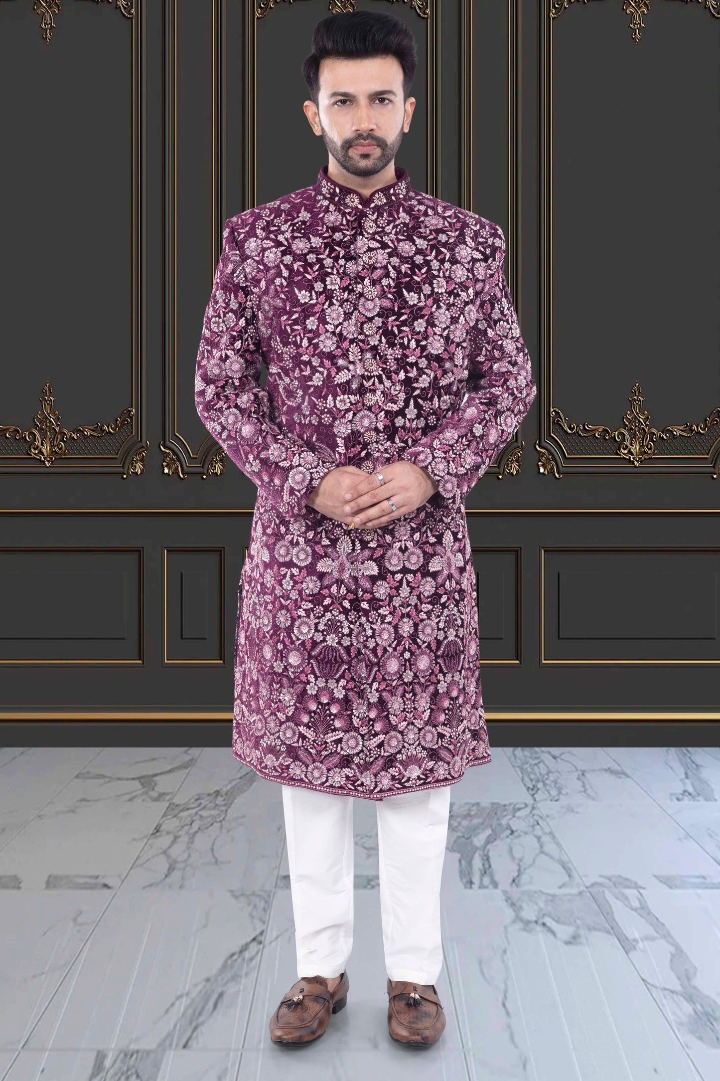 Mens Sherwani- M42-S126