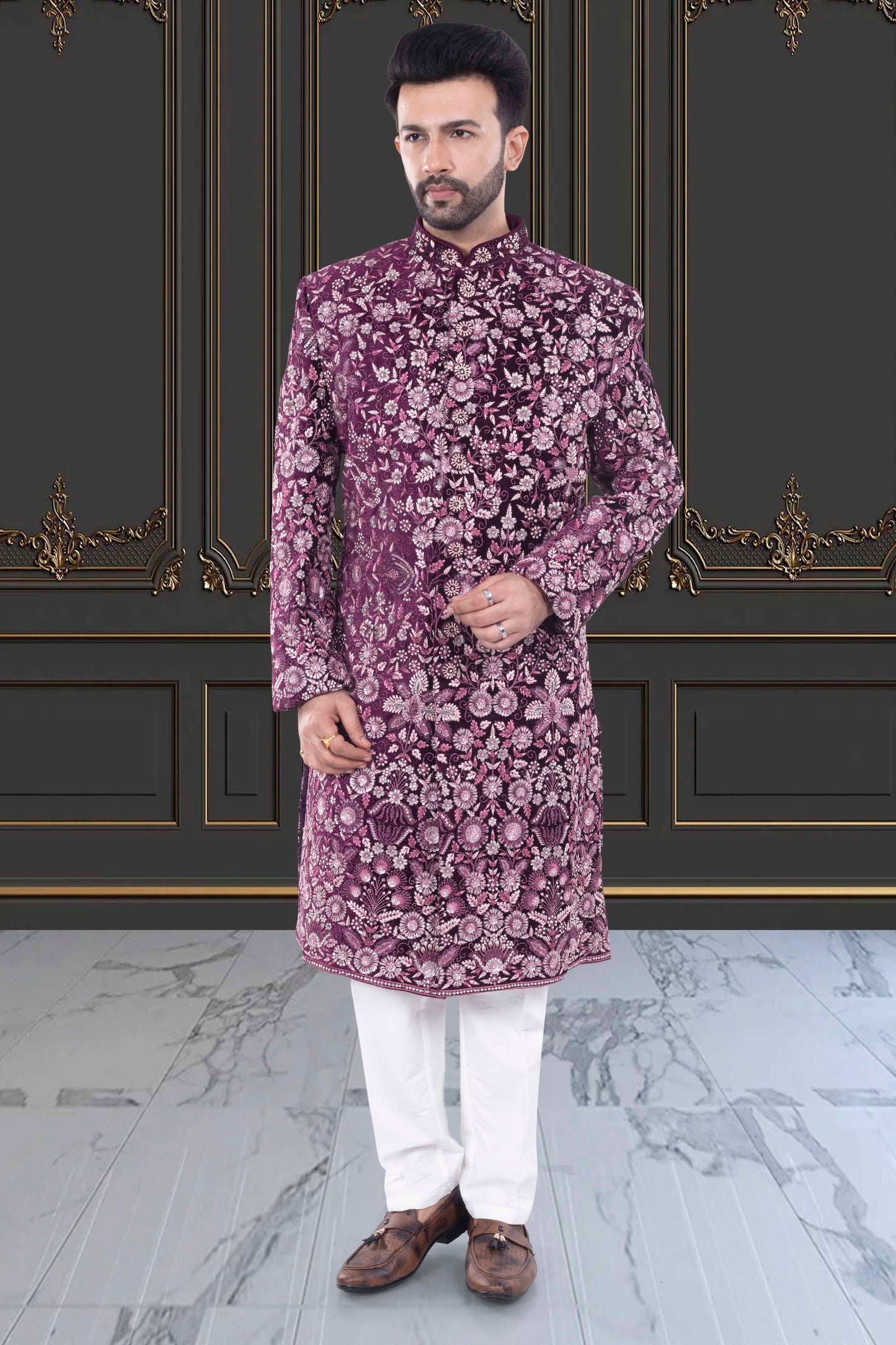 Mens Sherwani- M42-S126