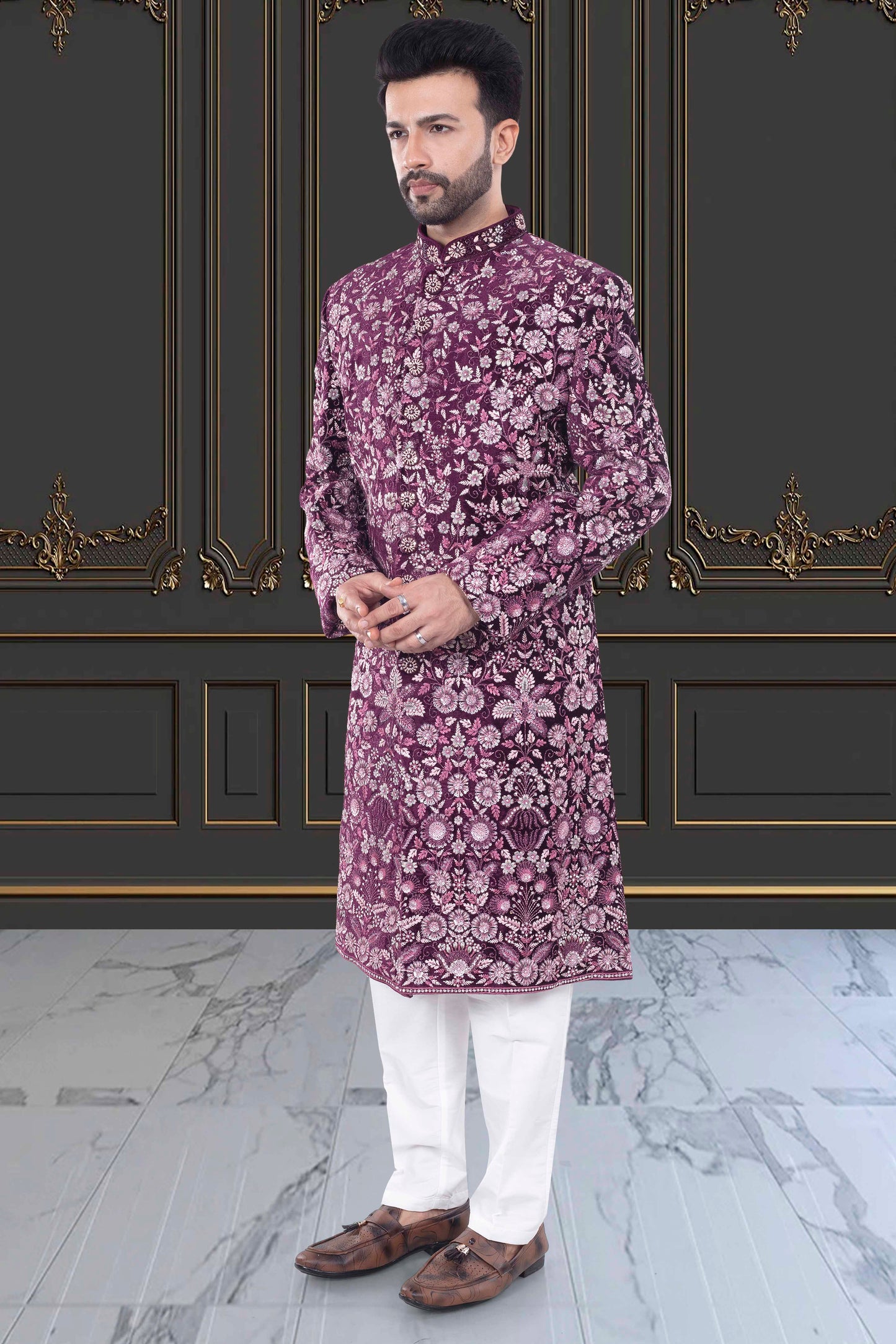 Mens Sherwani- M42-S126