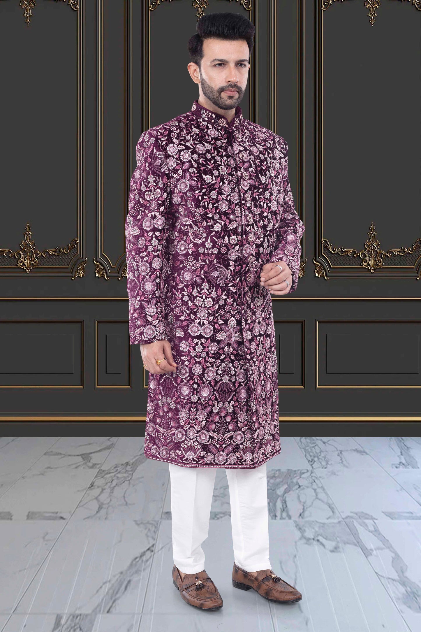 Mens Sherwani- M42-S126