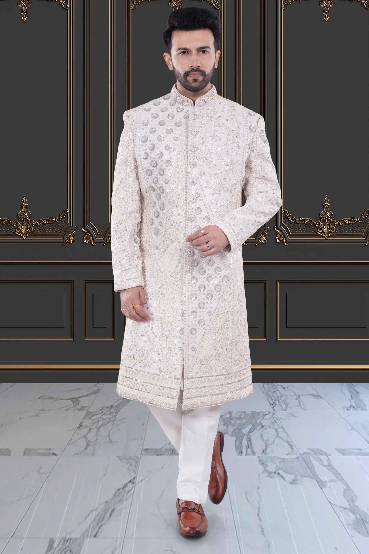 Mens Sherwani- M42-S125