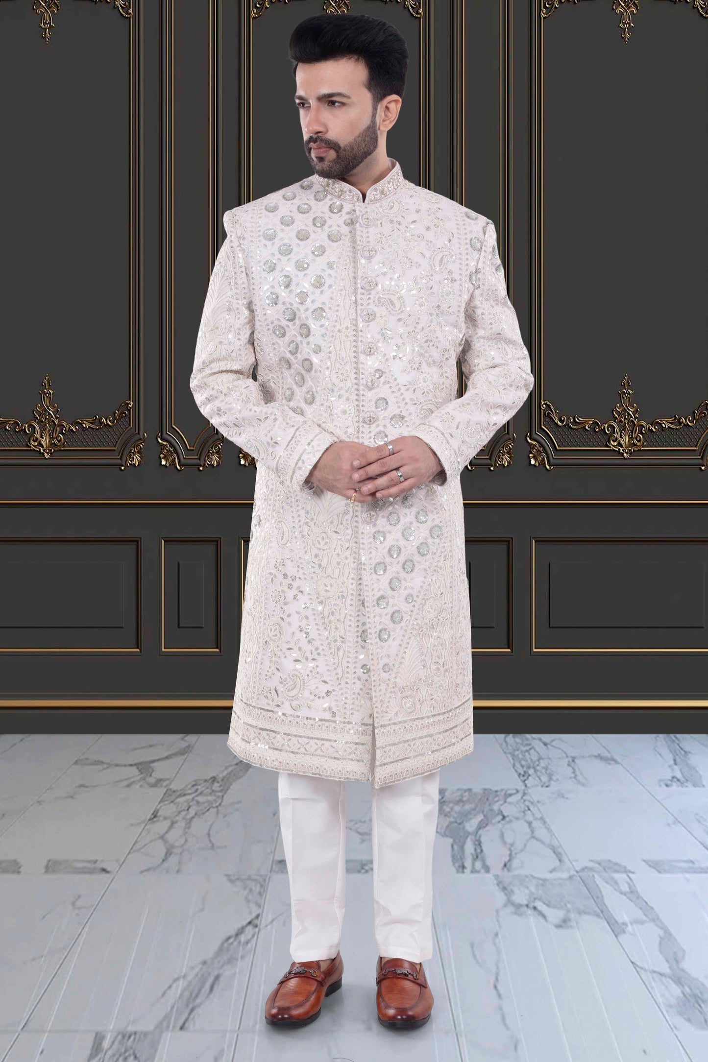 Mens Sherwani- M42-S125