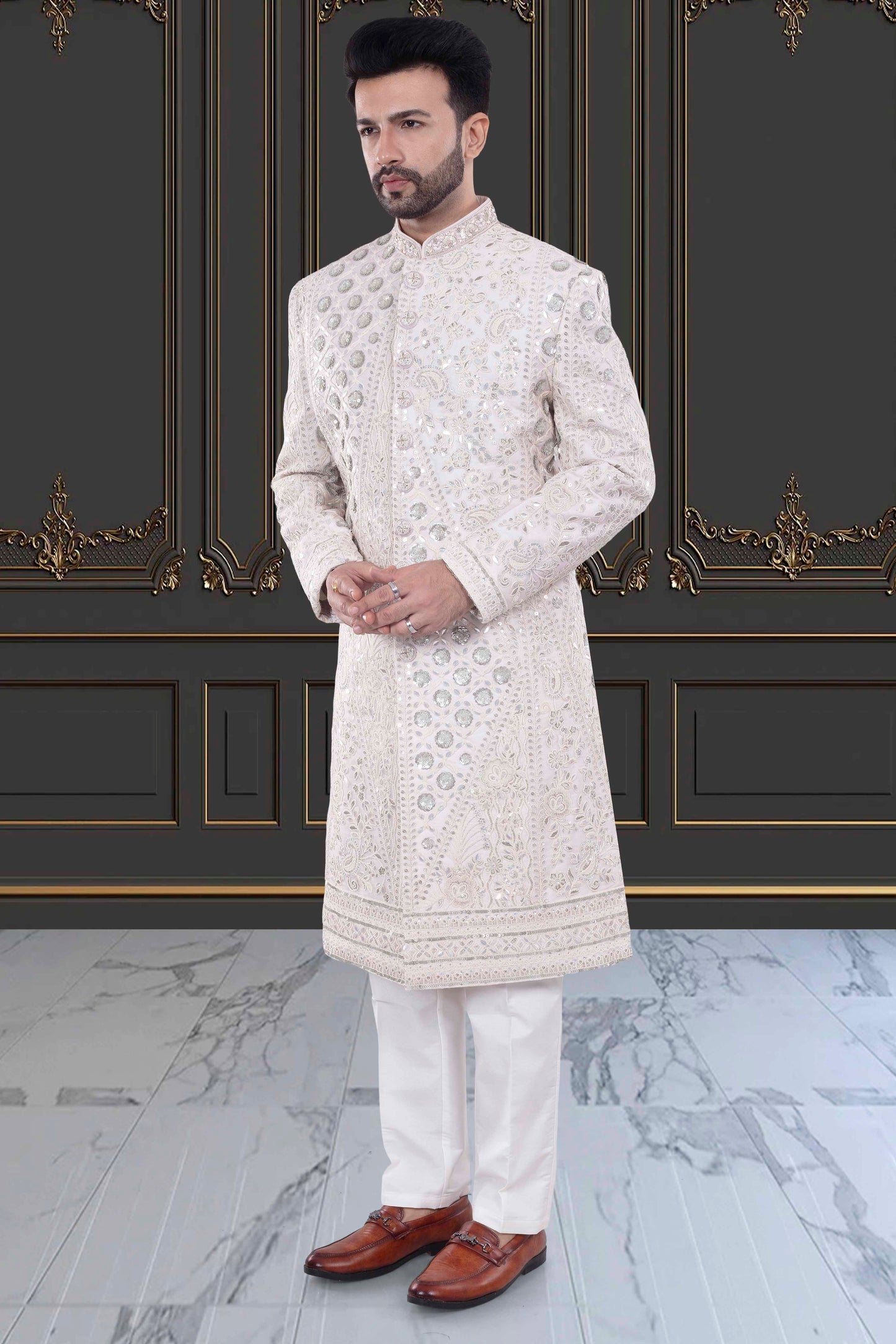 Mens Sherwani- M42-S125