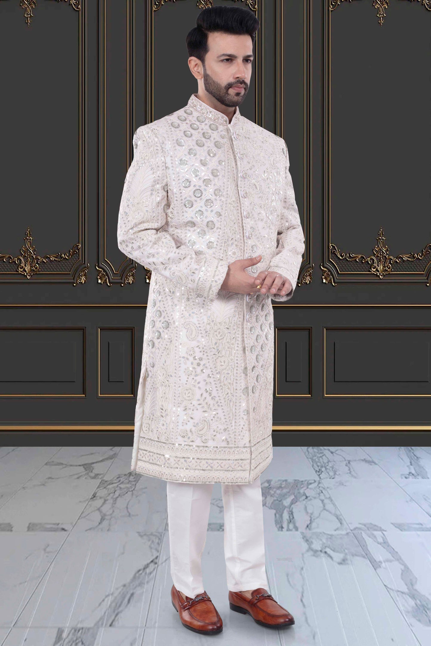 Mens Sherwani- M42-S125