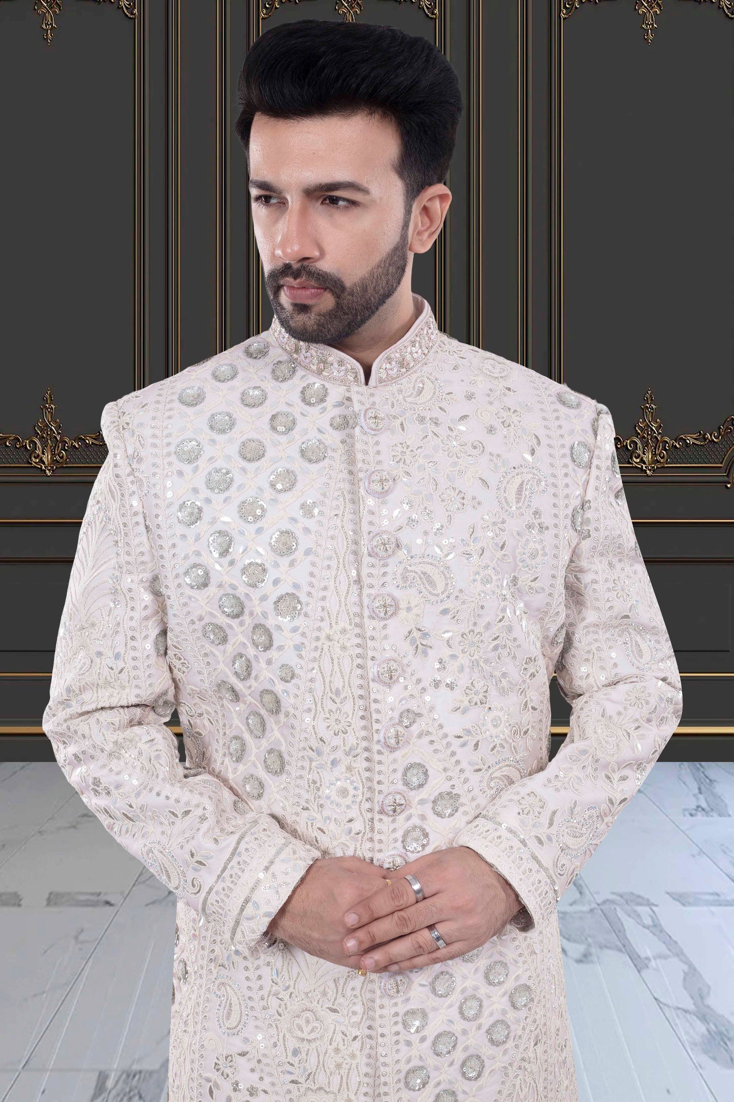 Mens Sherwani- M42-S125