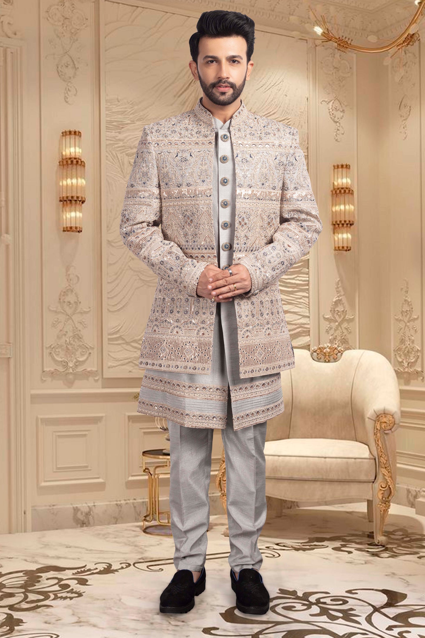 Mens Sherwani- U2-S349