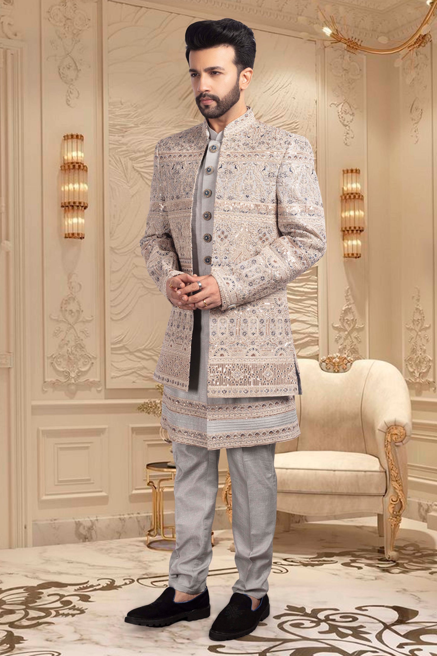 Mens Sherwani- U2-S349