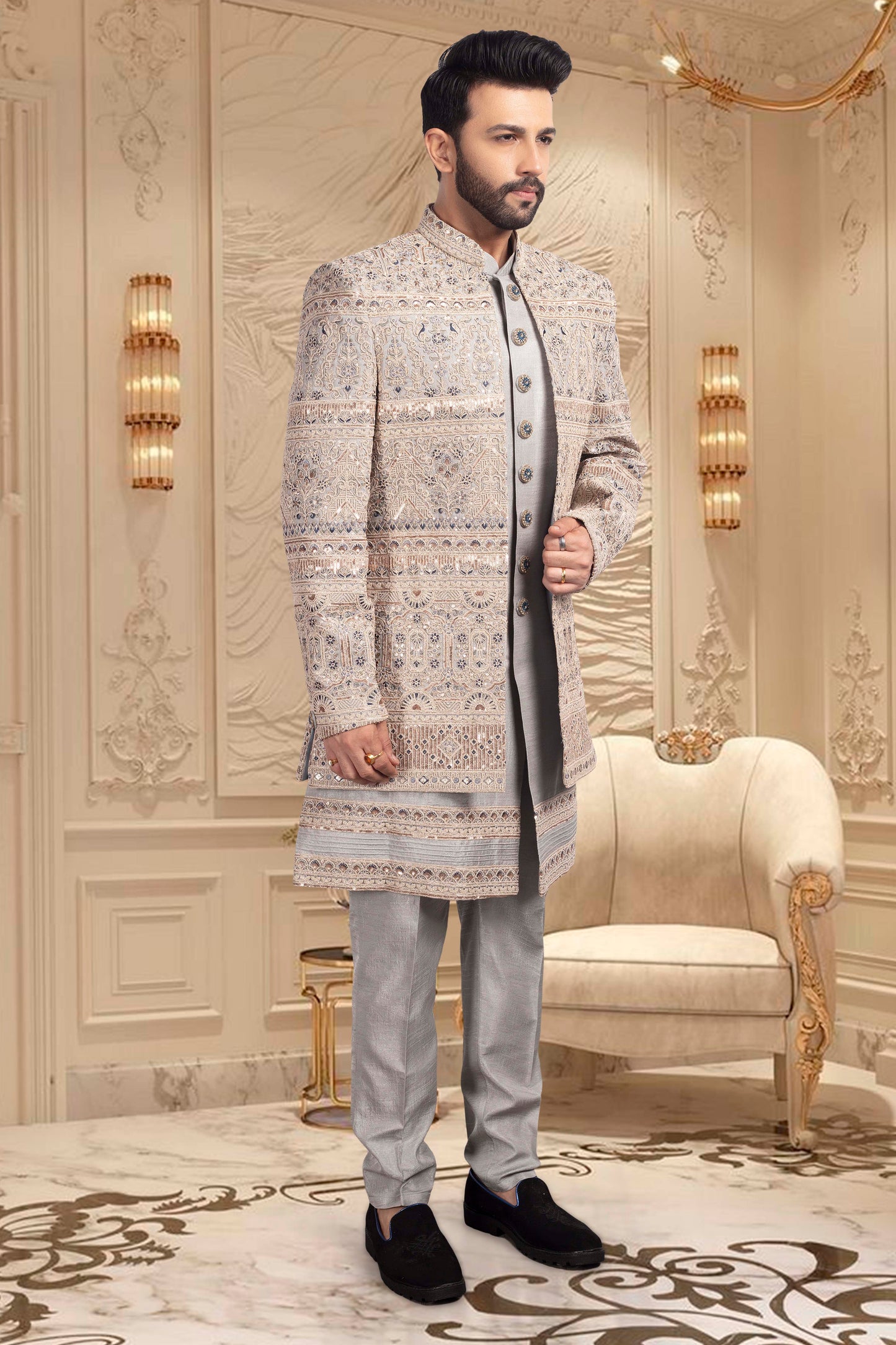 Mens Sherwani- U2-S349