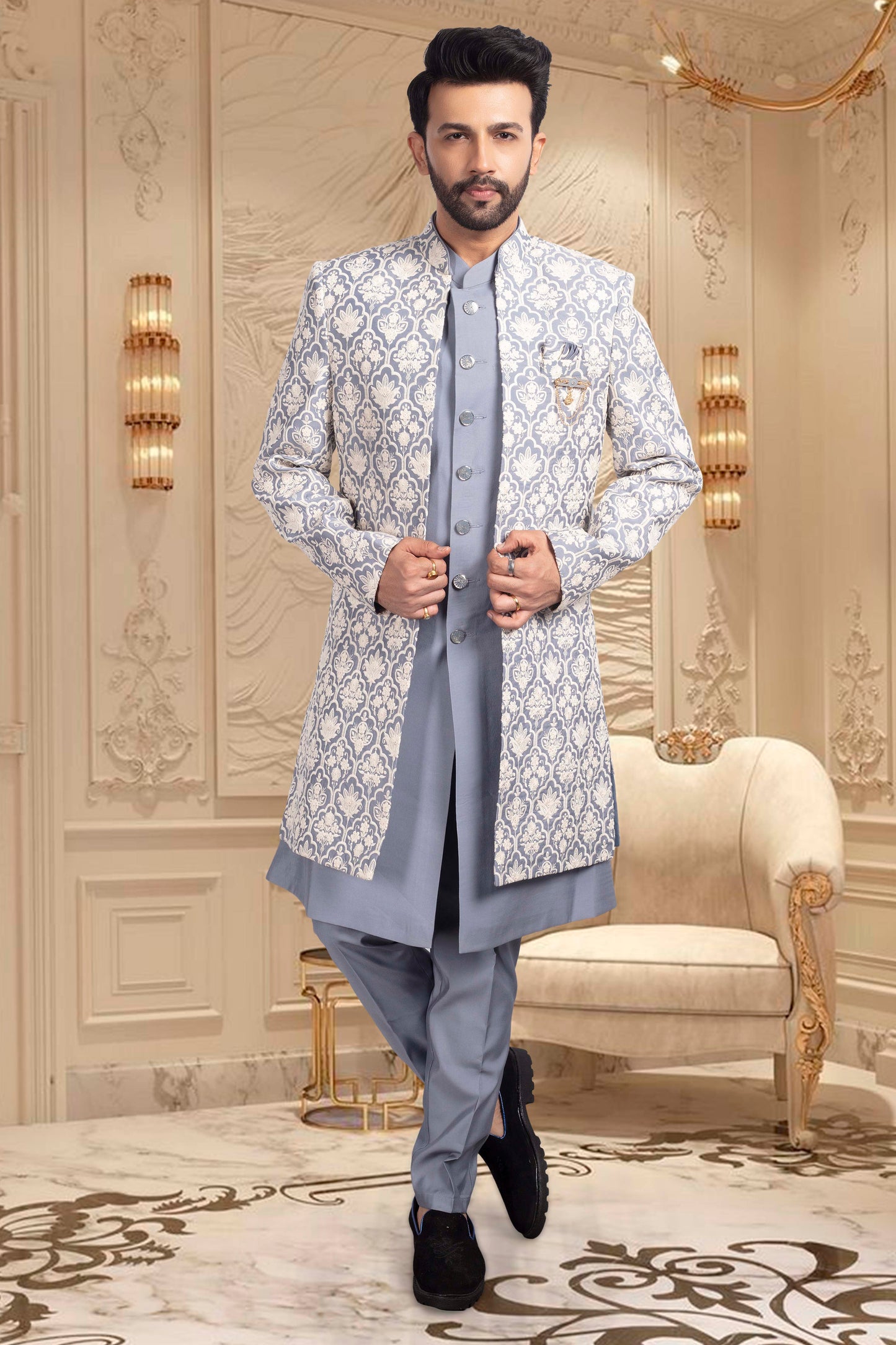 Mens Sherwani-  U2-S344