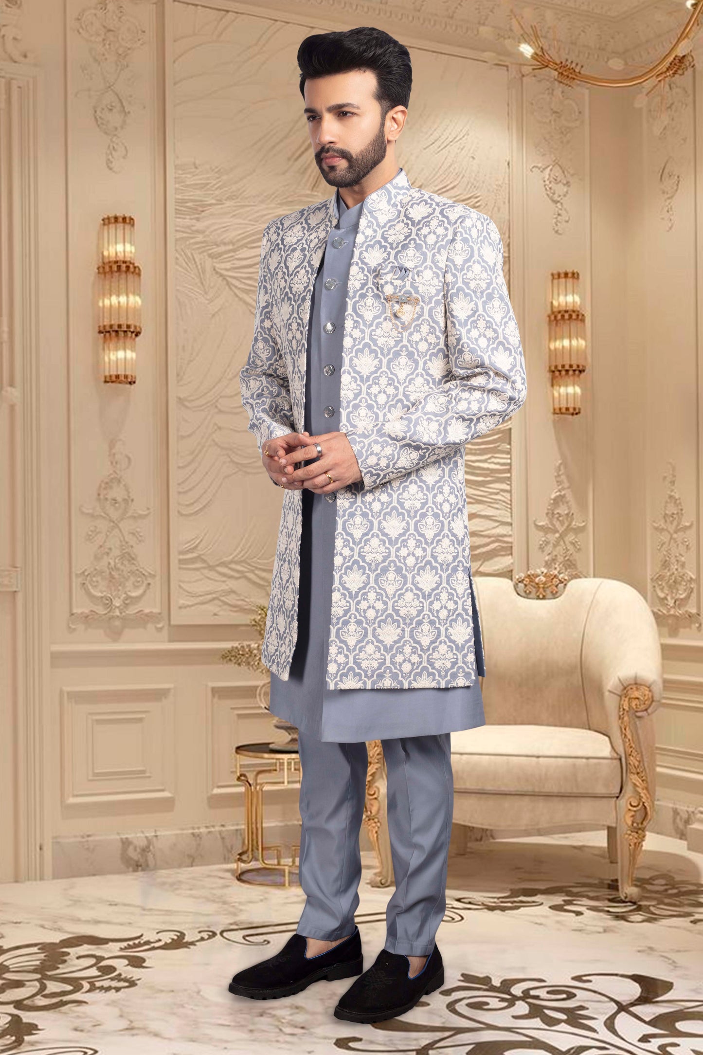 Mens Sherwani-  U2-S344