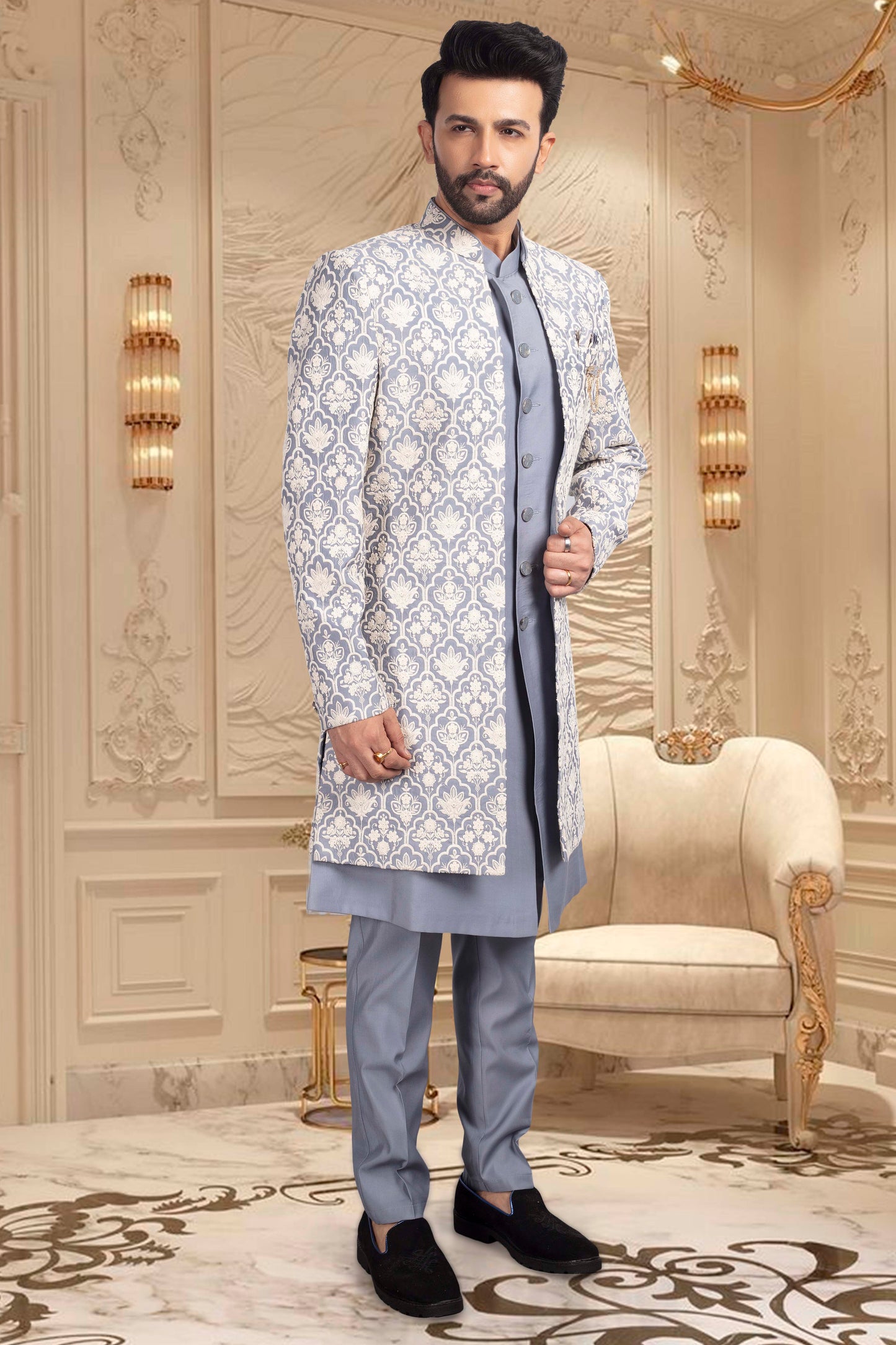 Mens Sherwani-  U2-S344