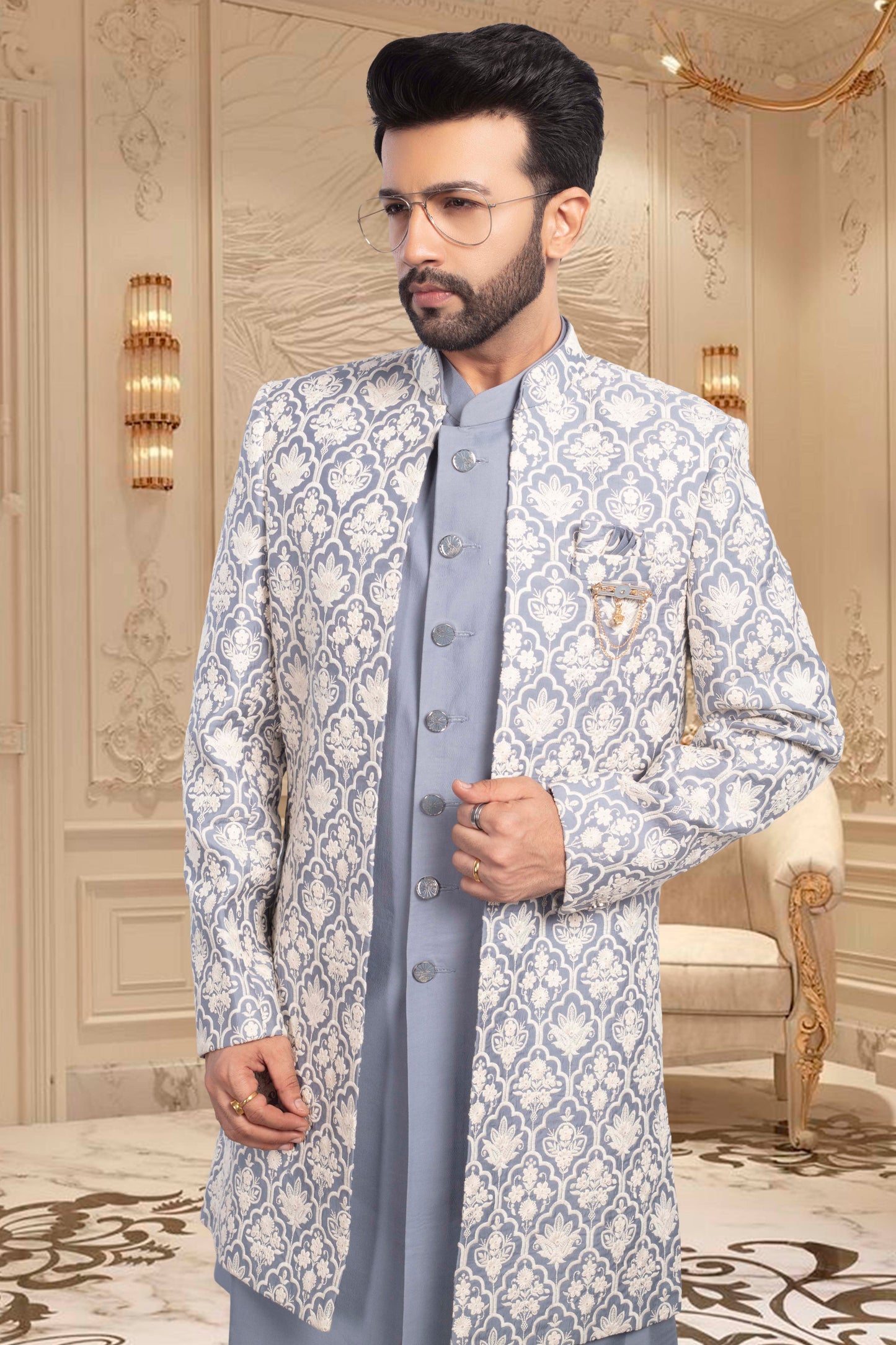 Mens Sherwani-  U2-S344