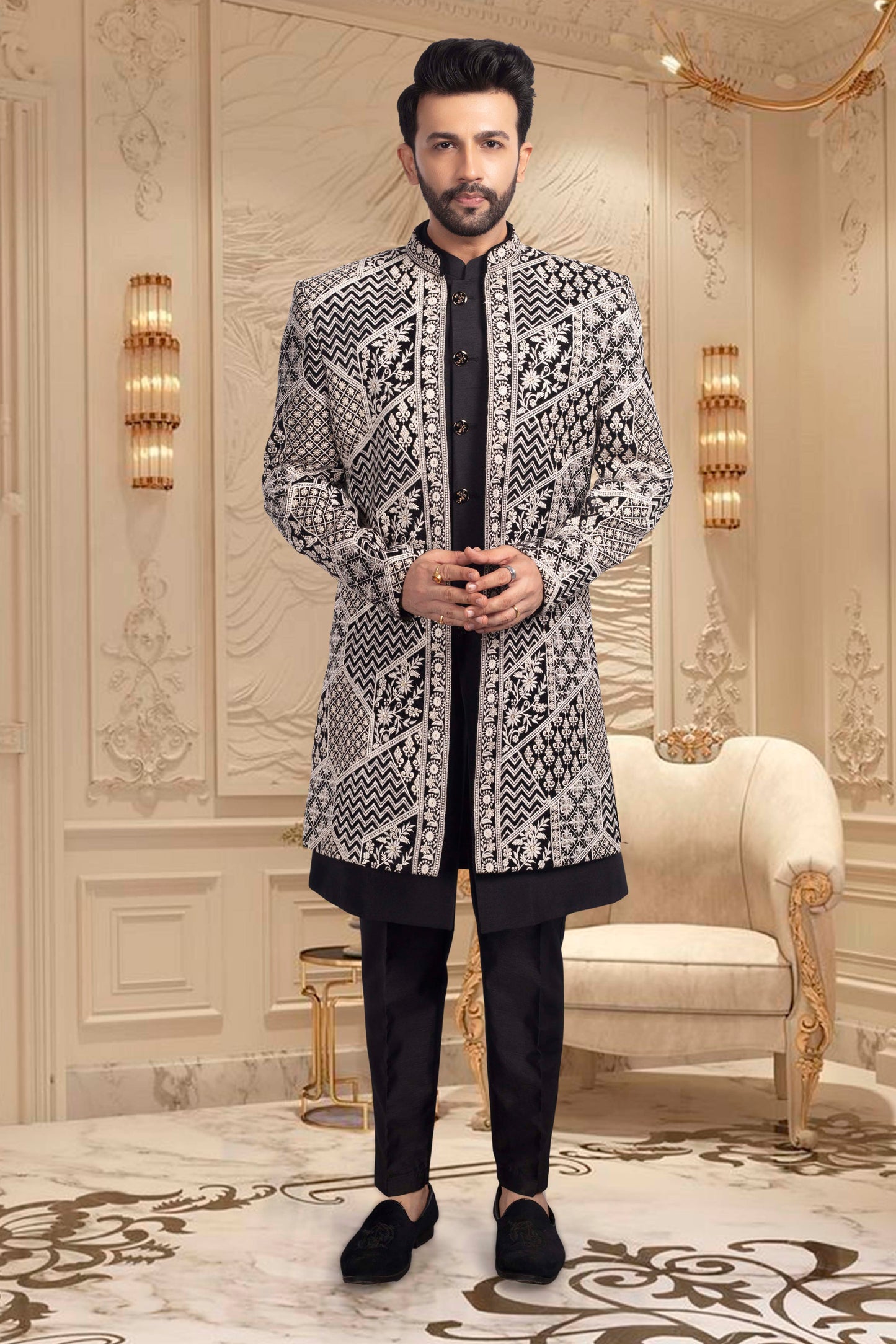 Mens Sherwani- U2-S346