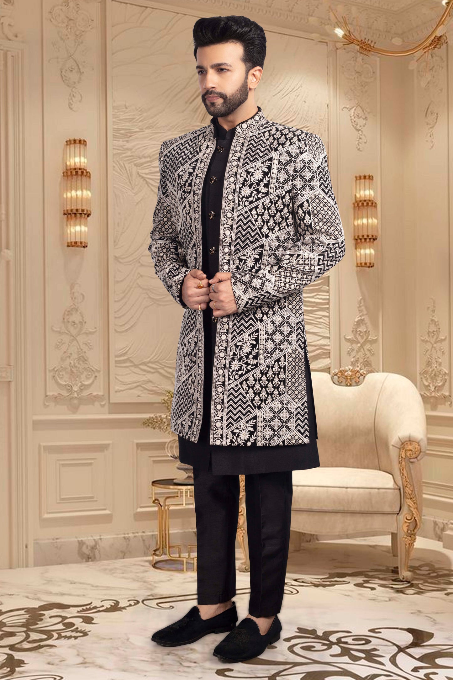 Mens Sherwani- U2-S346