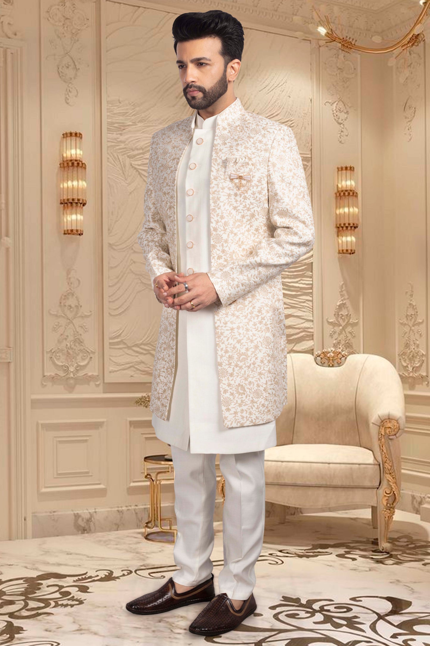 Mens Sherwani-  U2-S345