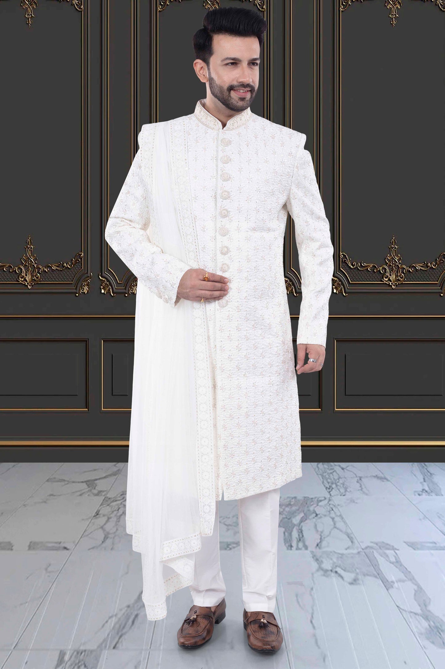 Mens Sherwani- M42-S130