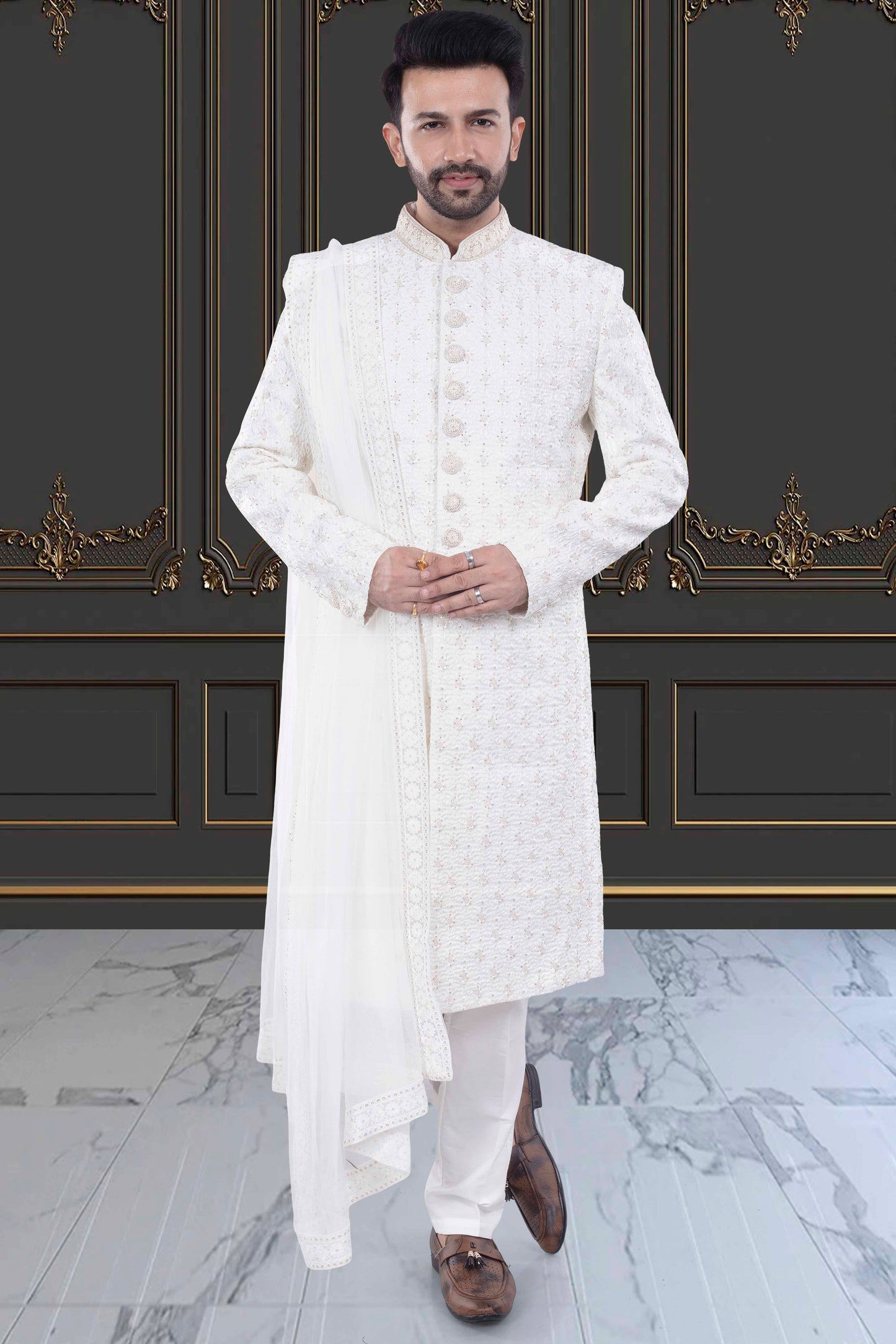 Mens Sherwani- M42-S130