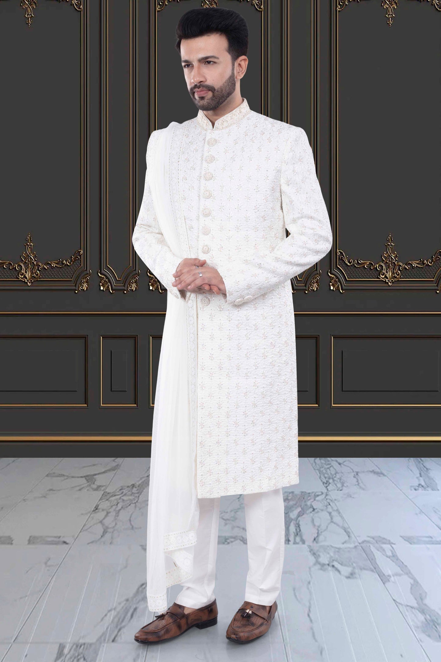 Mens Sherwani- M42-S130