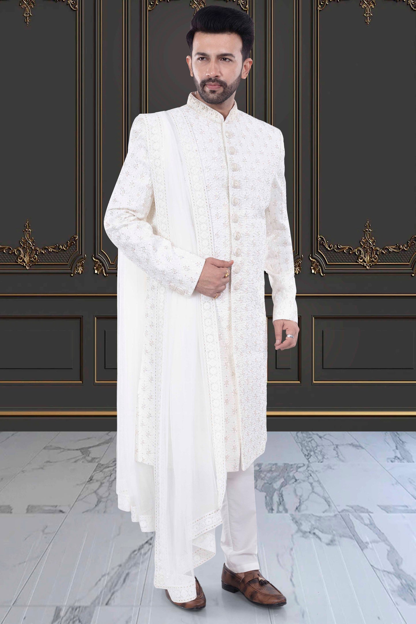 Mens Sherwani- M42-S130